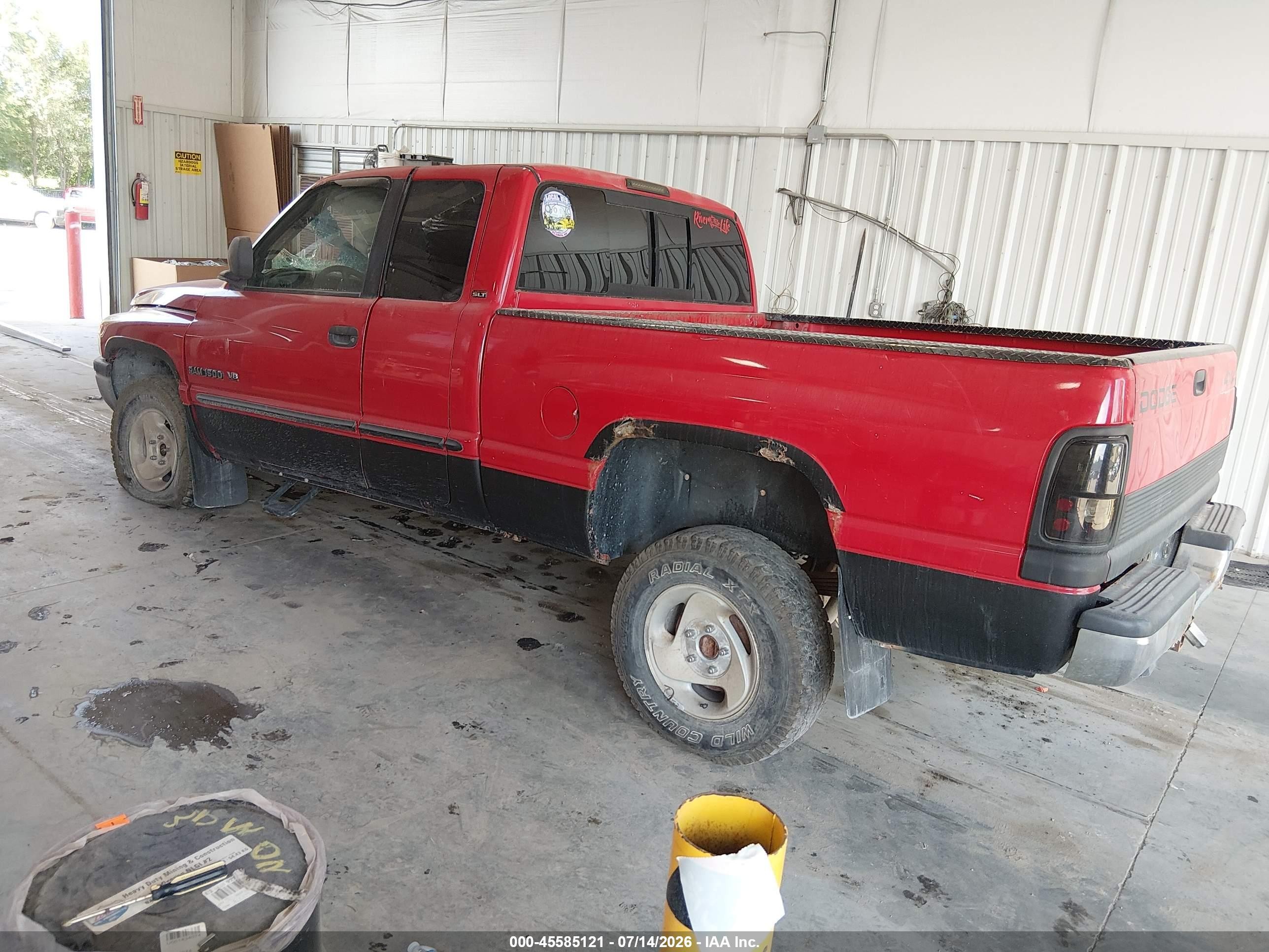 2001 Dodge Ram 1500 St Red vin: 3B7HF13Z41G239436