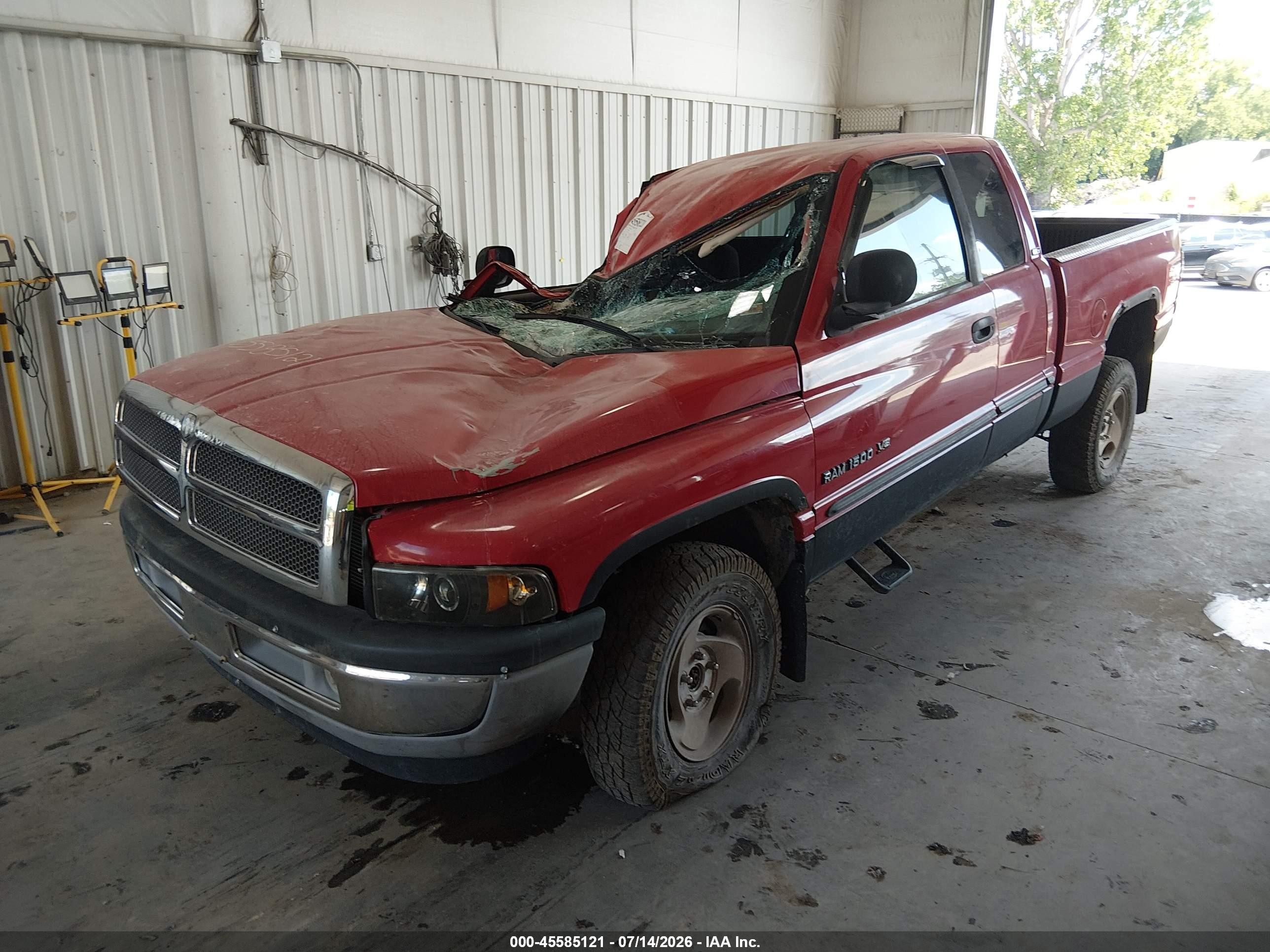 2001 Dodge Ram 1500 St Red vin: 3B7HF13Z41G239436