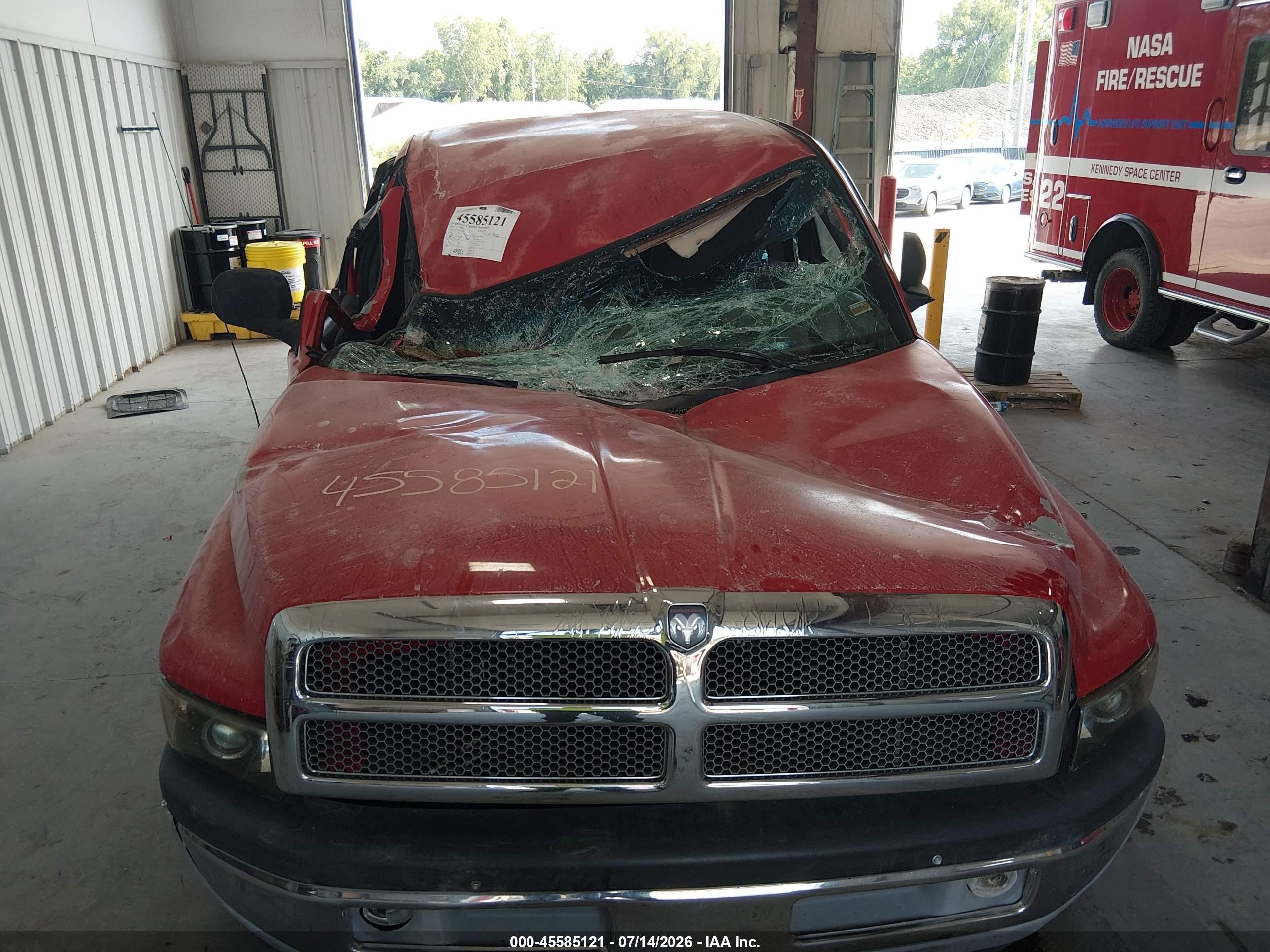 2001 Dodge Ram 1500 St Red vin: 3B7HF13Z41G239436