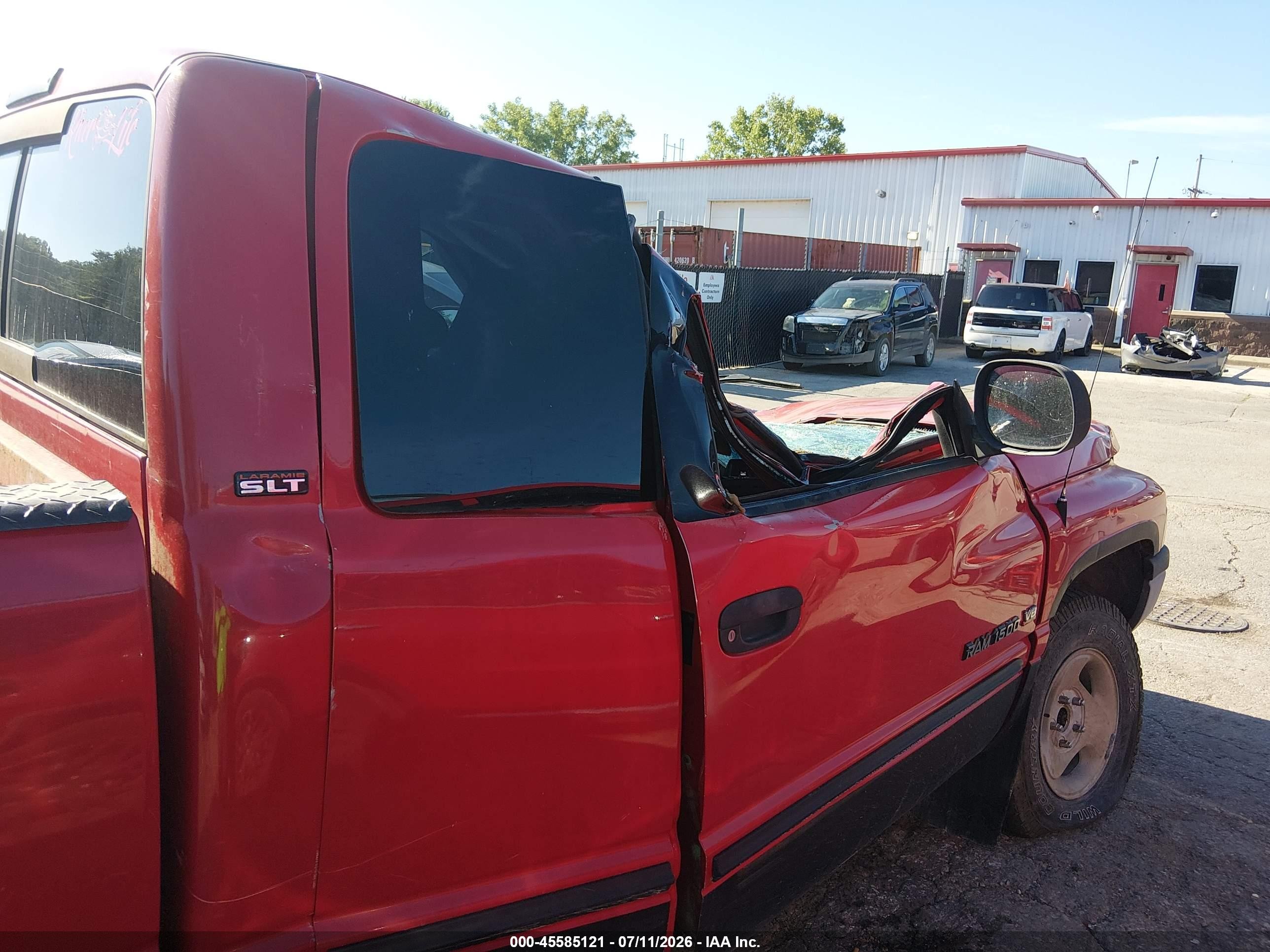 2001 Dodge Ram 1500 St Red vin: 3B7HF13Z41G239436