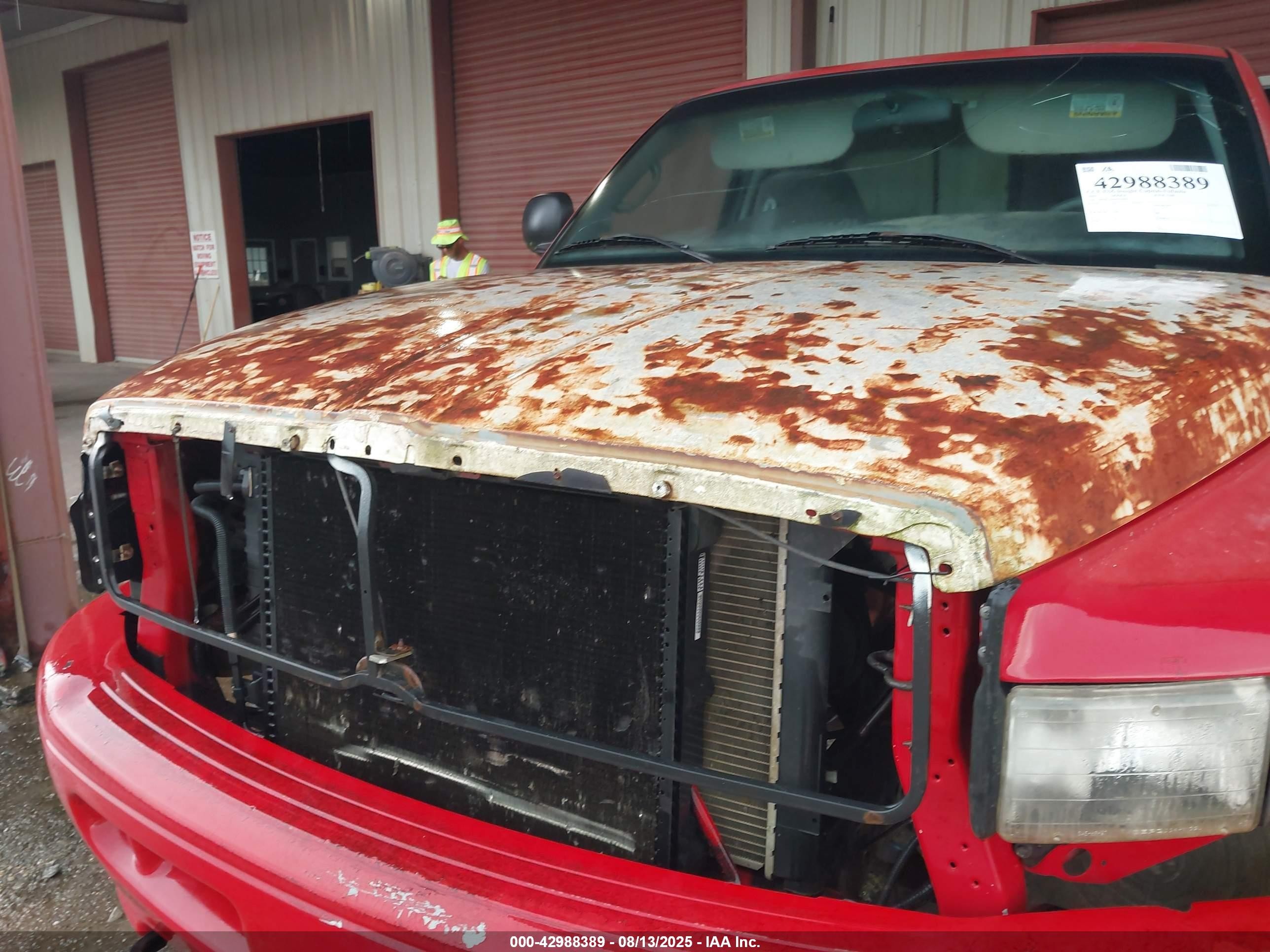 2001 Dodge Ram 1500 St Red vin: 3B7HF13Z41G724675