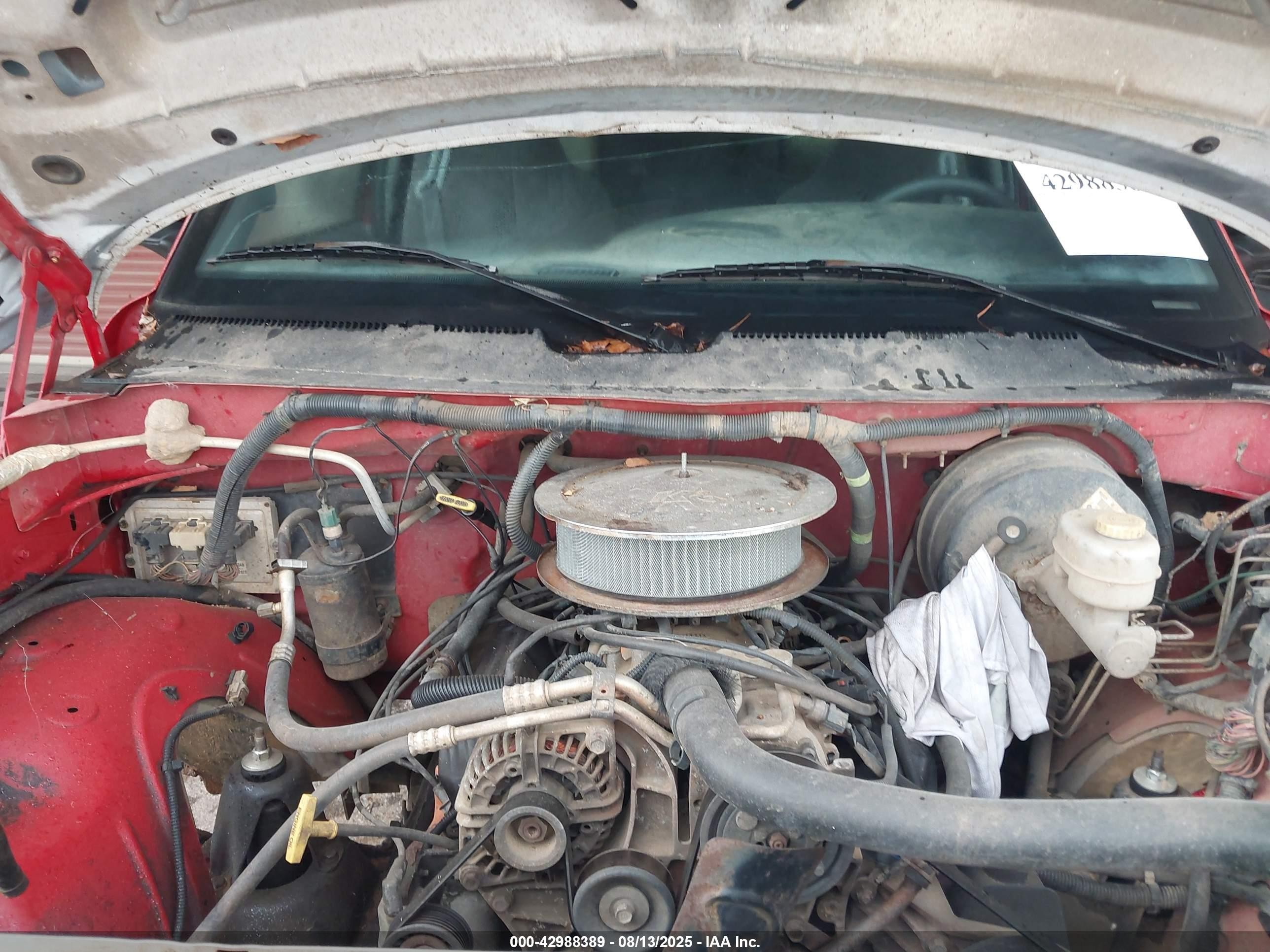 2001 Dodge Ram 1500 St Red vin: 3B7HF13Z41G724675