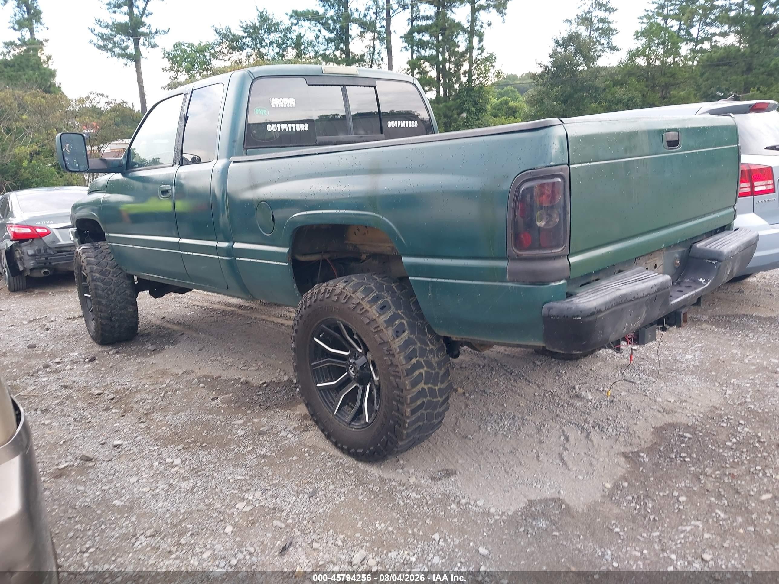 1999 Dodge Ram 1500 St Green vin: 3B7HF13Z4XG160230