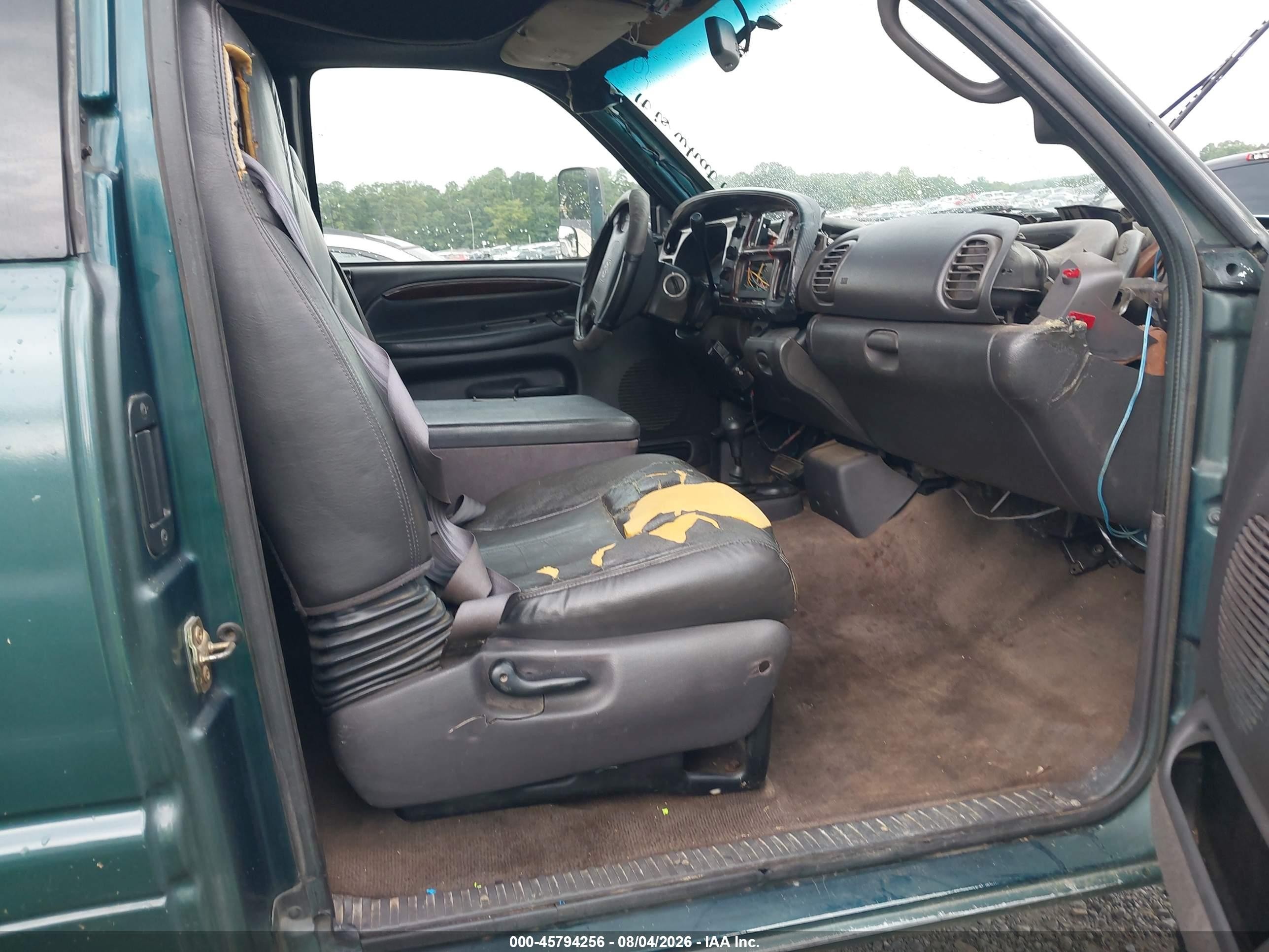 1999 Dodge Ram 1500 St Green vin: 3B7HF13Z4XG160230