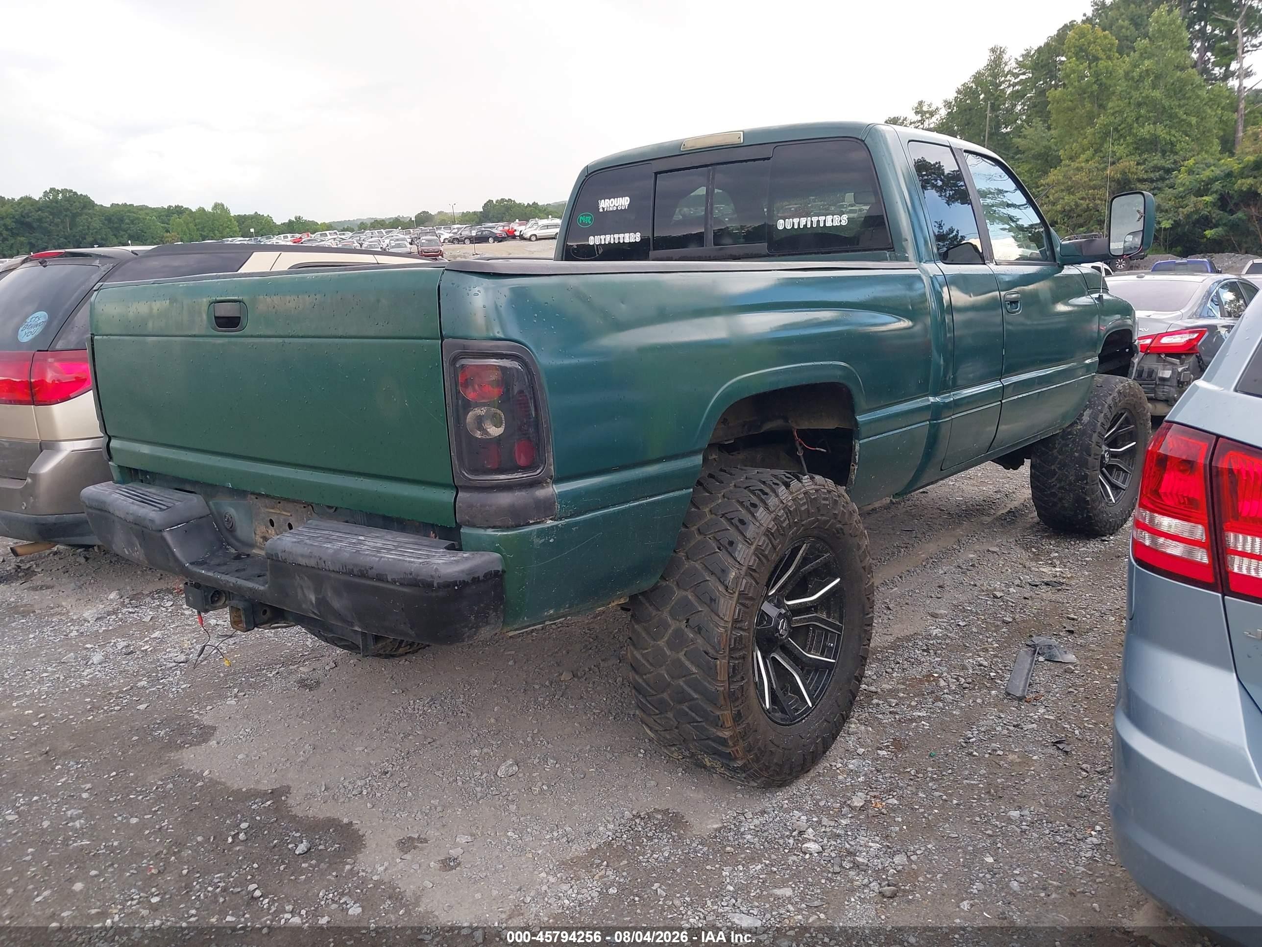 1999 Dodge Ram 1500 St Green vin: 3B7HF13Z4XG160230
