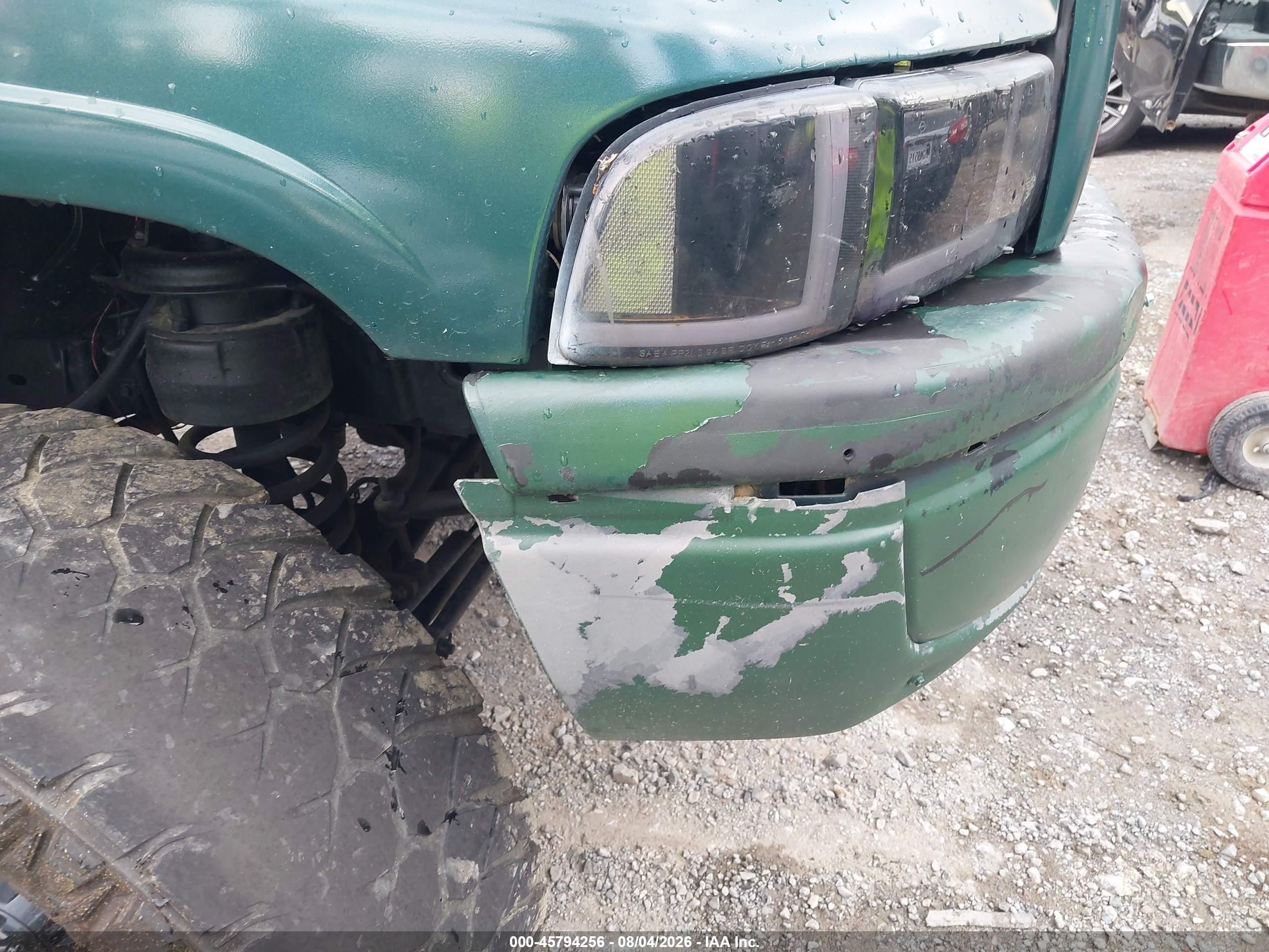 1999 Dodge Ram 1500 St Green vin: 3B7HF13Z4XG160230