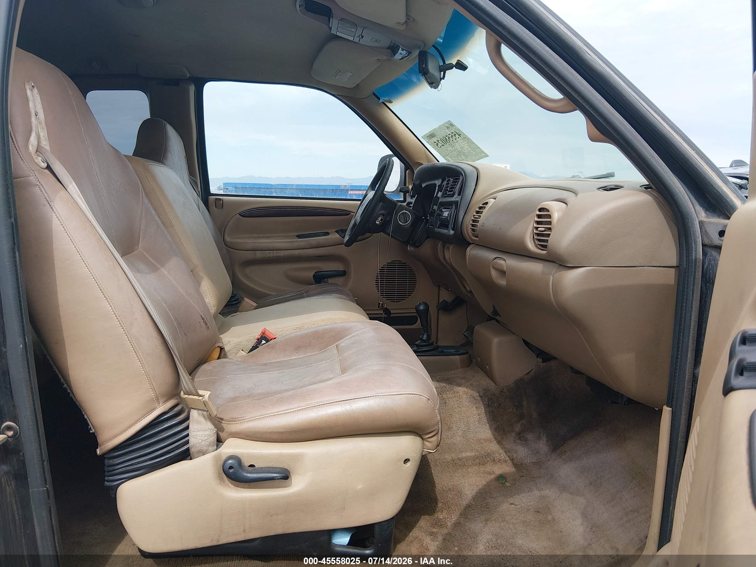 2001 Dodge Ram 1500 St Black vin: 3B7HF13Z51G166058