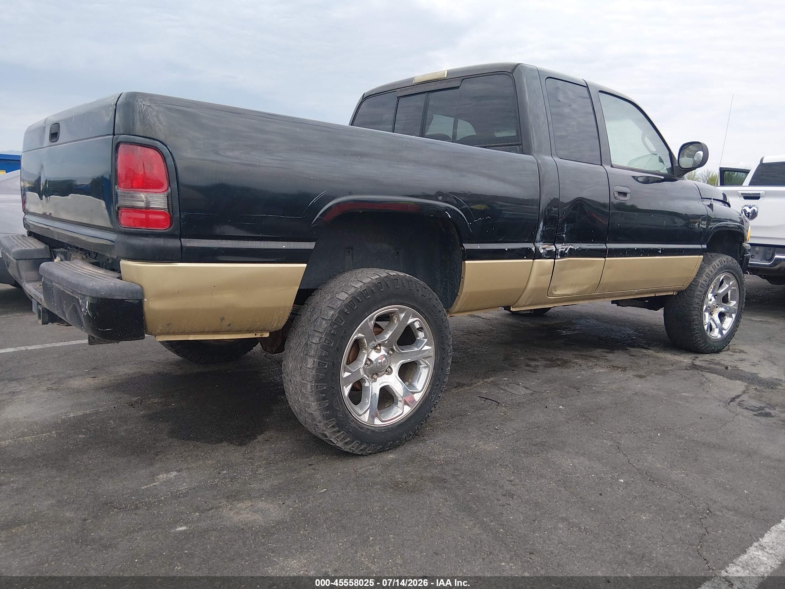 2001 Dodge Ram 1500 St Black vin: 3B7HF13Z51G166058