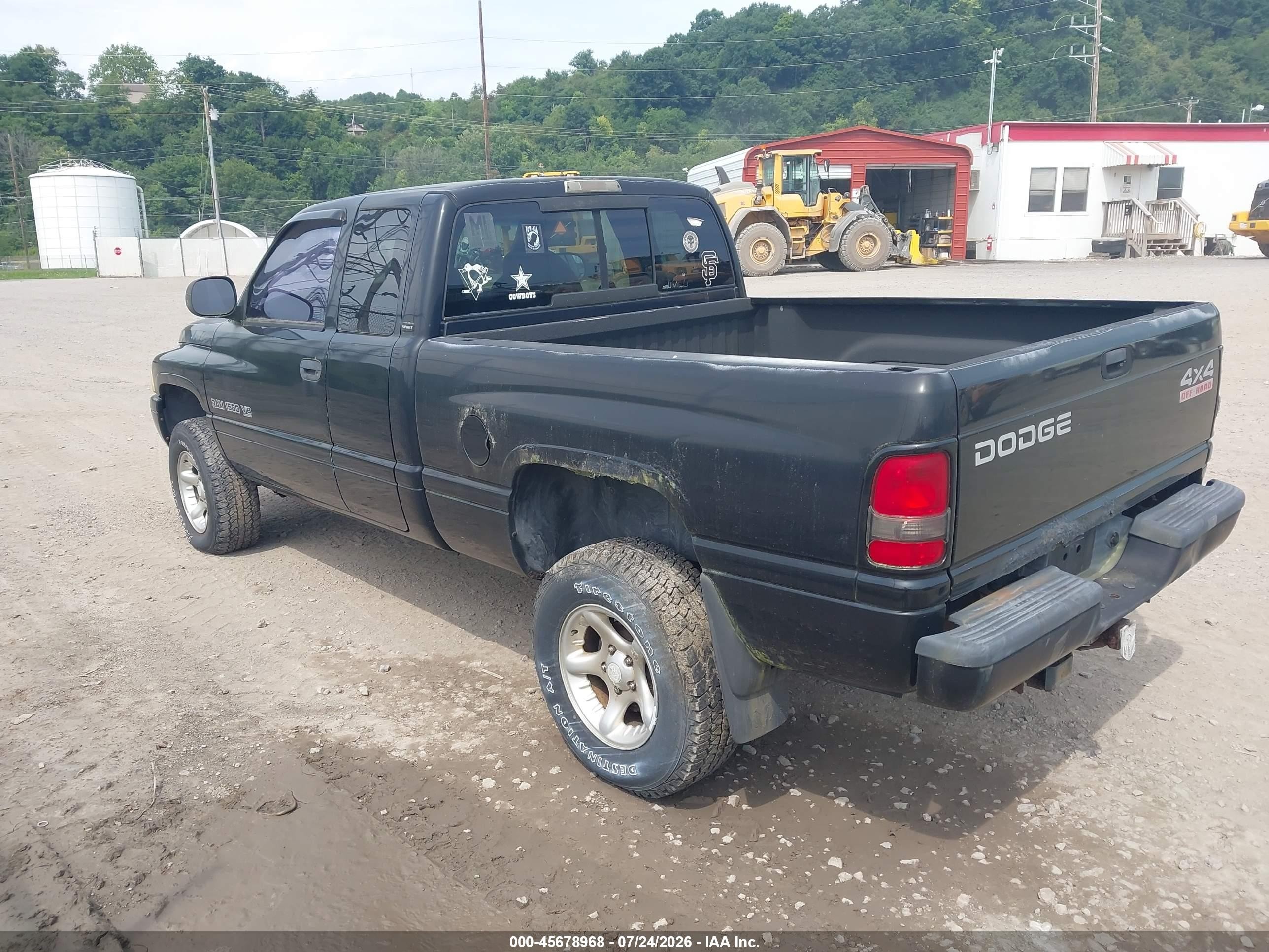 2001 Dodge Ram 1500 St Black vin: 3B7HF13Z61G767866