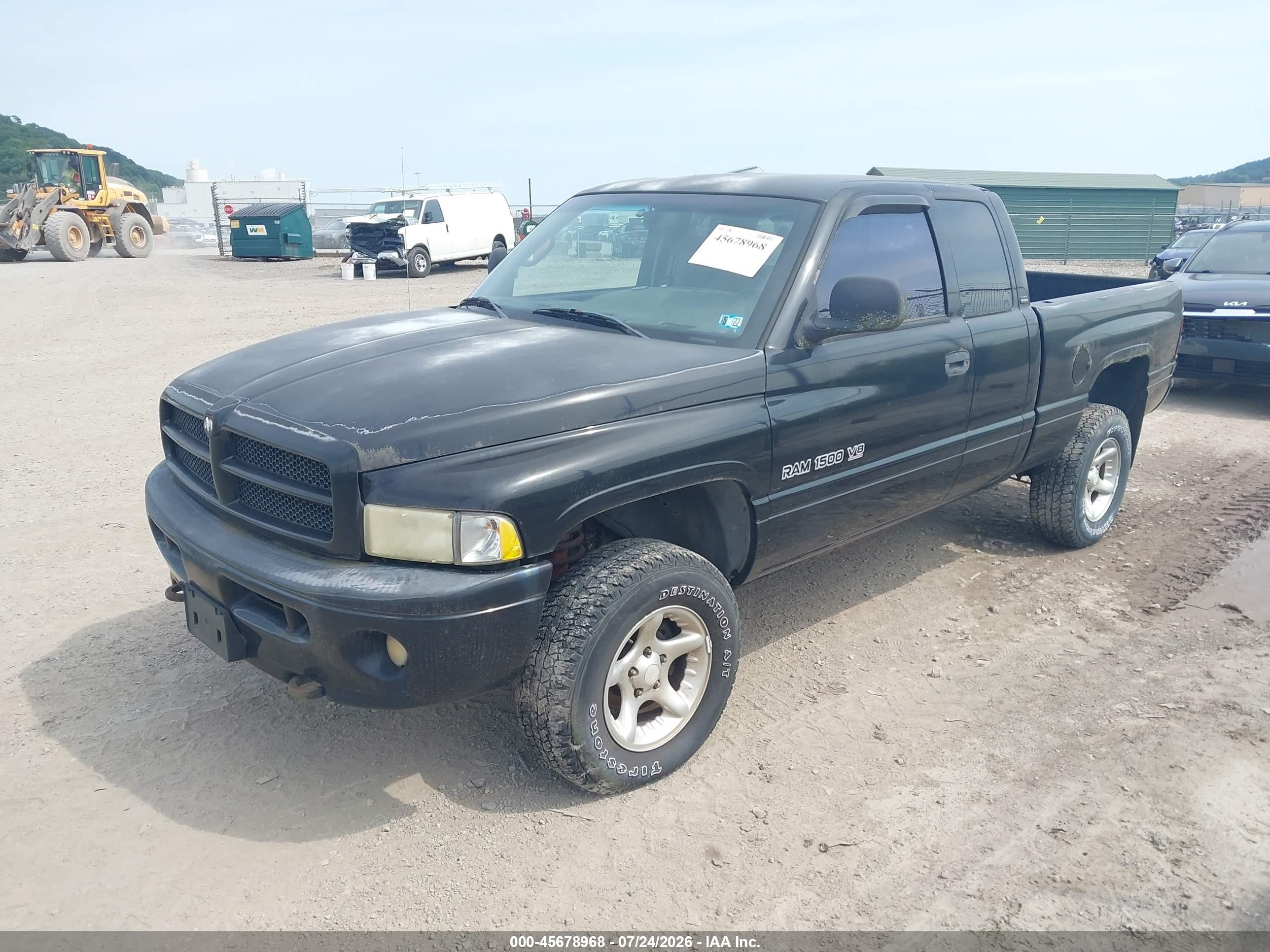2001 Dodge Ram 1500 St Black vin: 3B7HF13Z61G767866