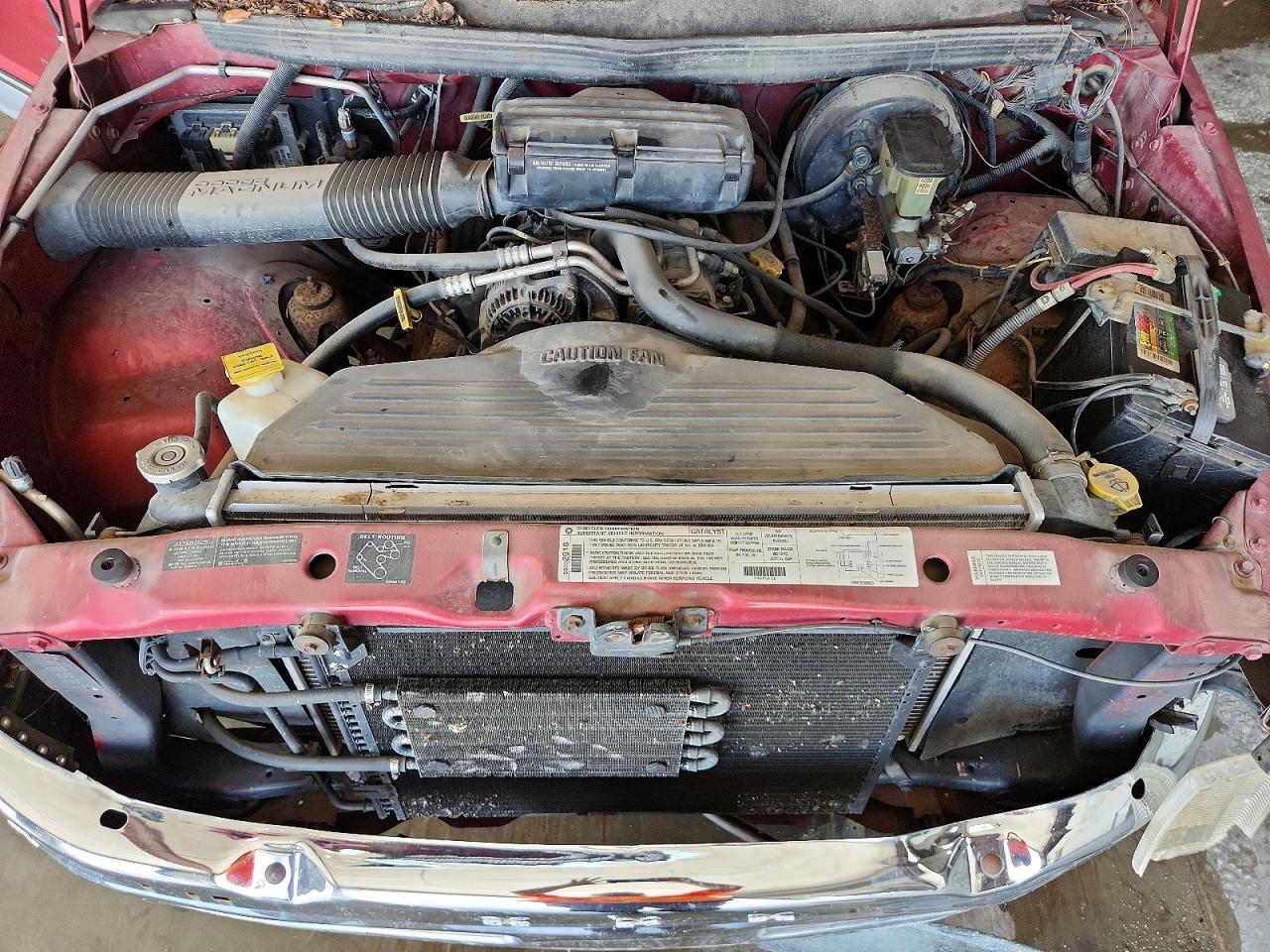 1997 Dodge Ram 1500 Maroon vin: 3B7HF13Z6VG702697