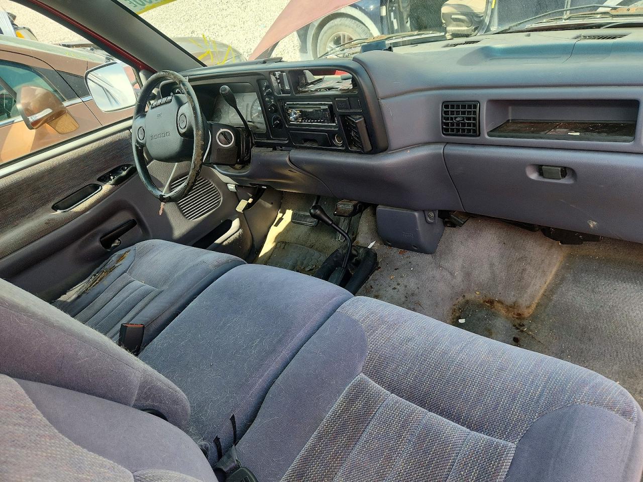 1997 Dodge Ram 1500 Maroon vin: 3B7HF13Z6VG702697
