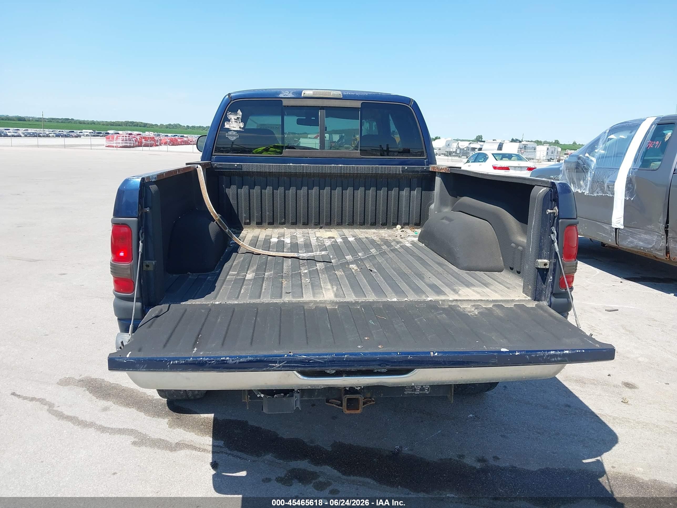 2000 Dodge Ram 1500 St Blue vin: 3B7HF13Z6YG147769