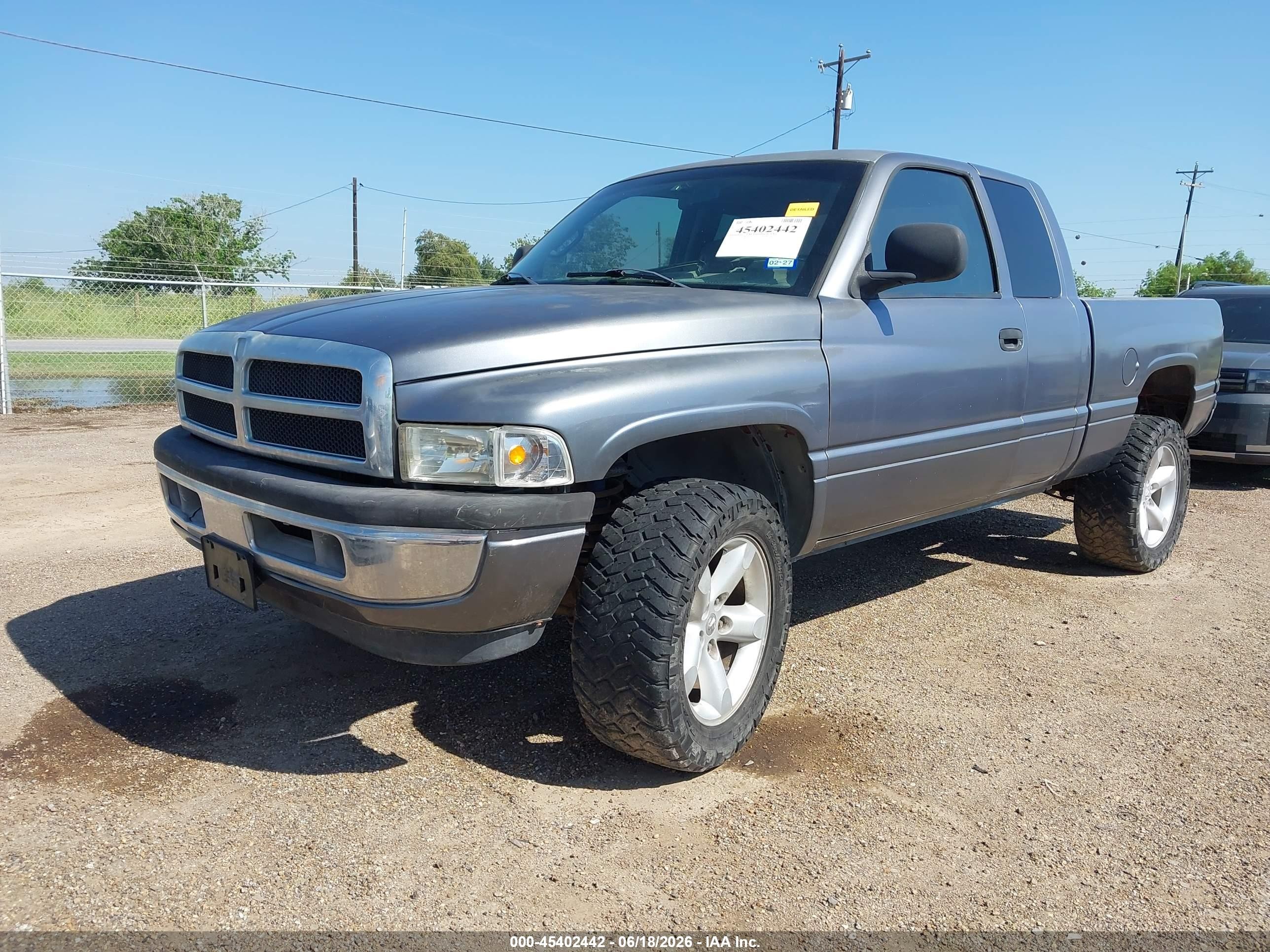 2001 Dodge Ram 1500 St Gray vin: 3B7HF13Z71G806366