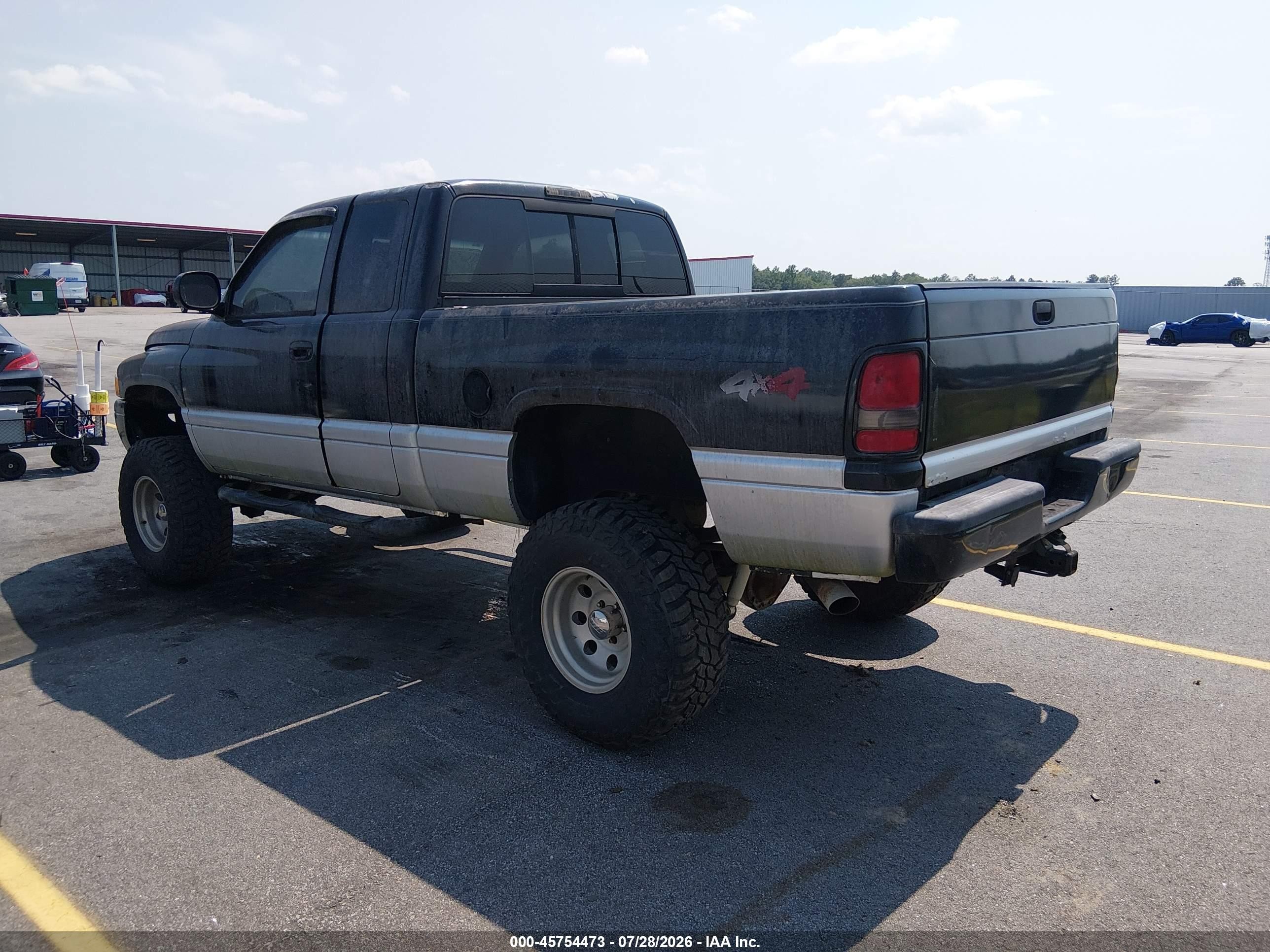 2001 Dodge Ram 1500 St Black vin: 3B7HF13Z71M297252