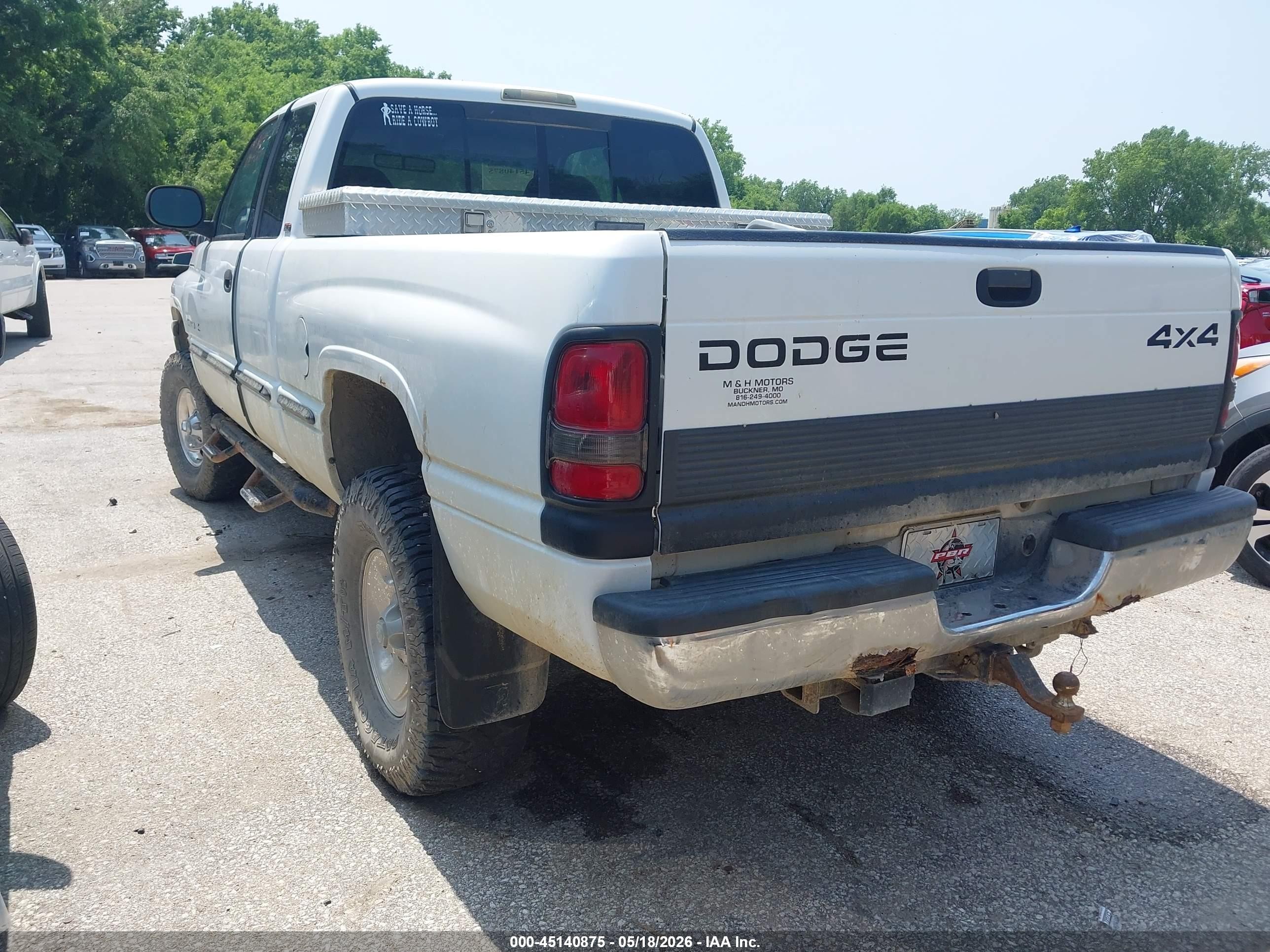 1998 Dodge Ram 1500 St White vin: 3B7HF13Z7WG203733