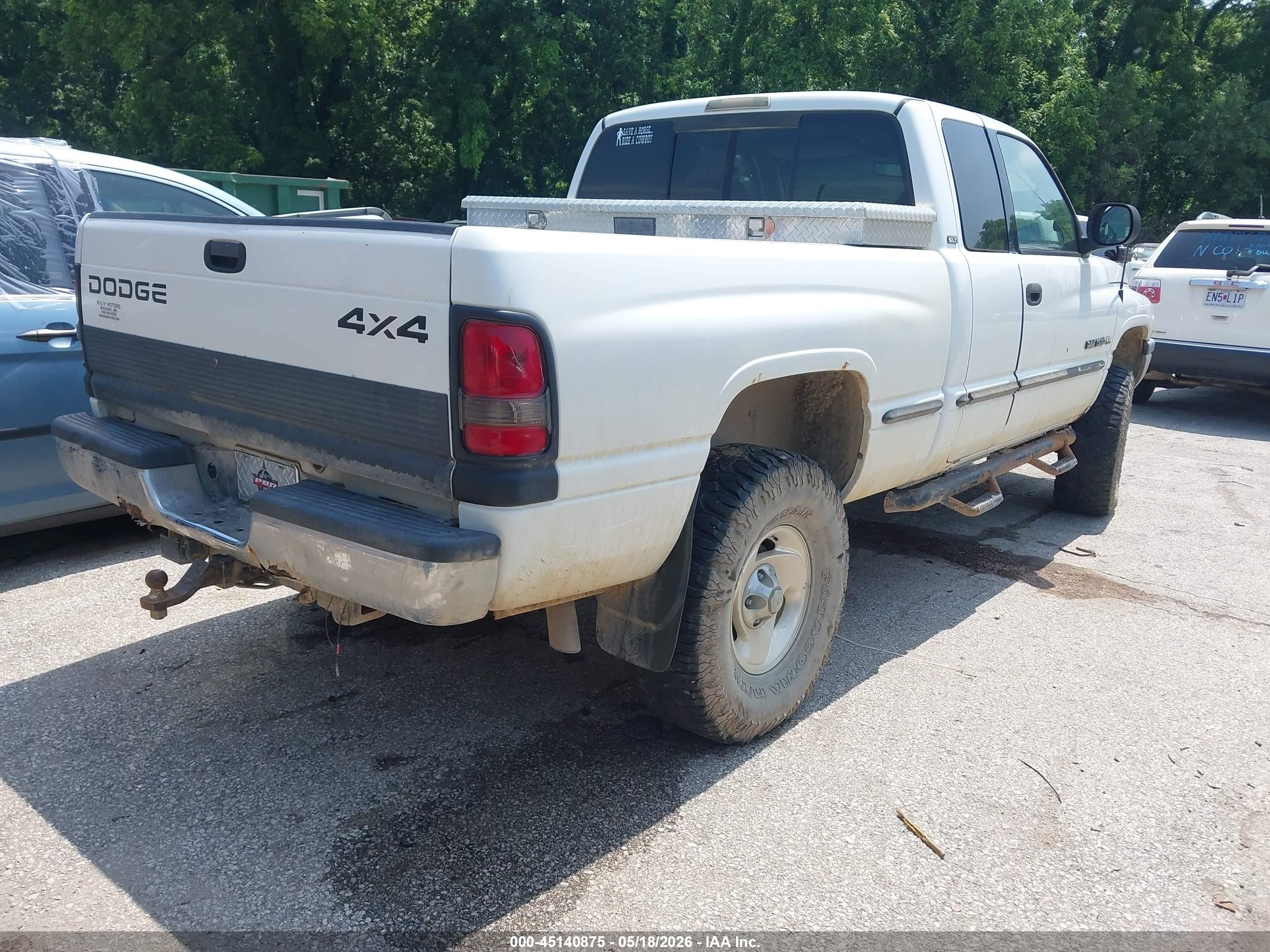1998 Dodge Ram 1500 St White vin: 3B7HF13Z7WG203733