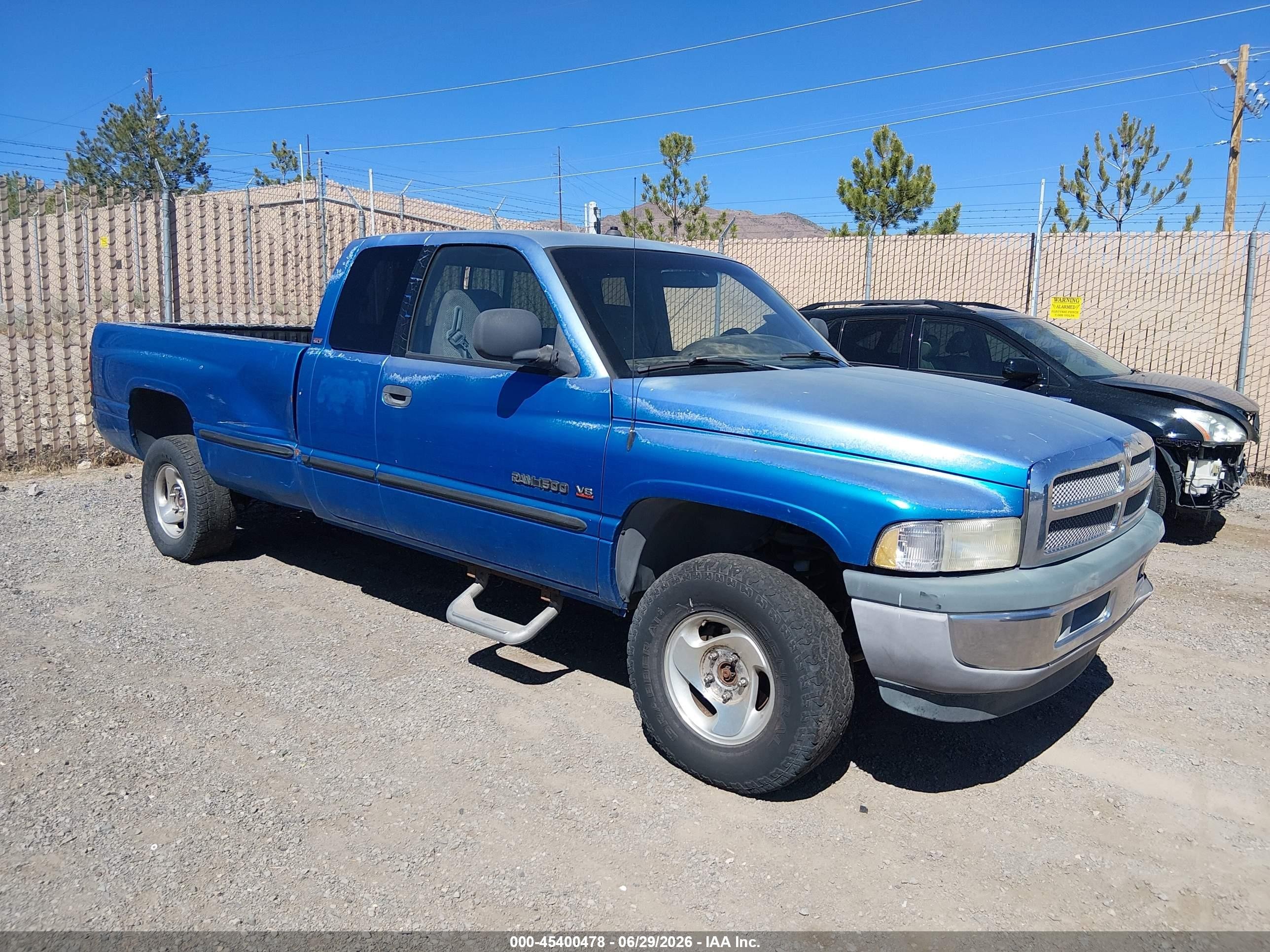 1999 Dodge Ram 1500 St Blue vin: 3B7HF13Z7XG142594