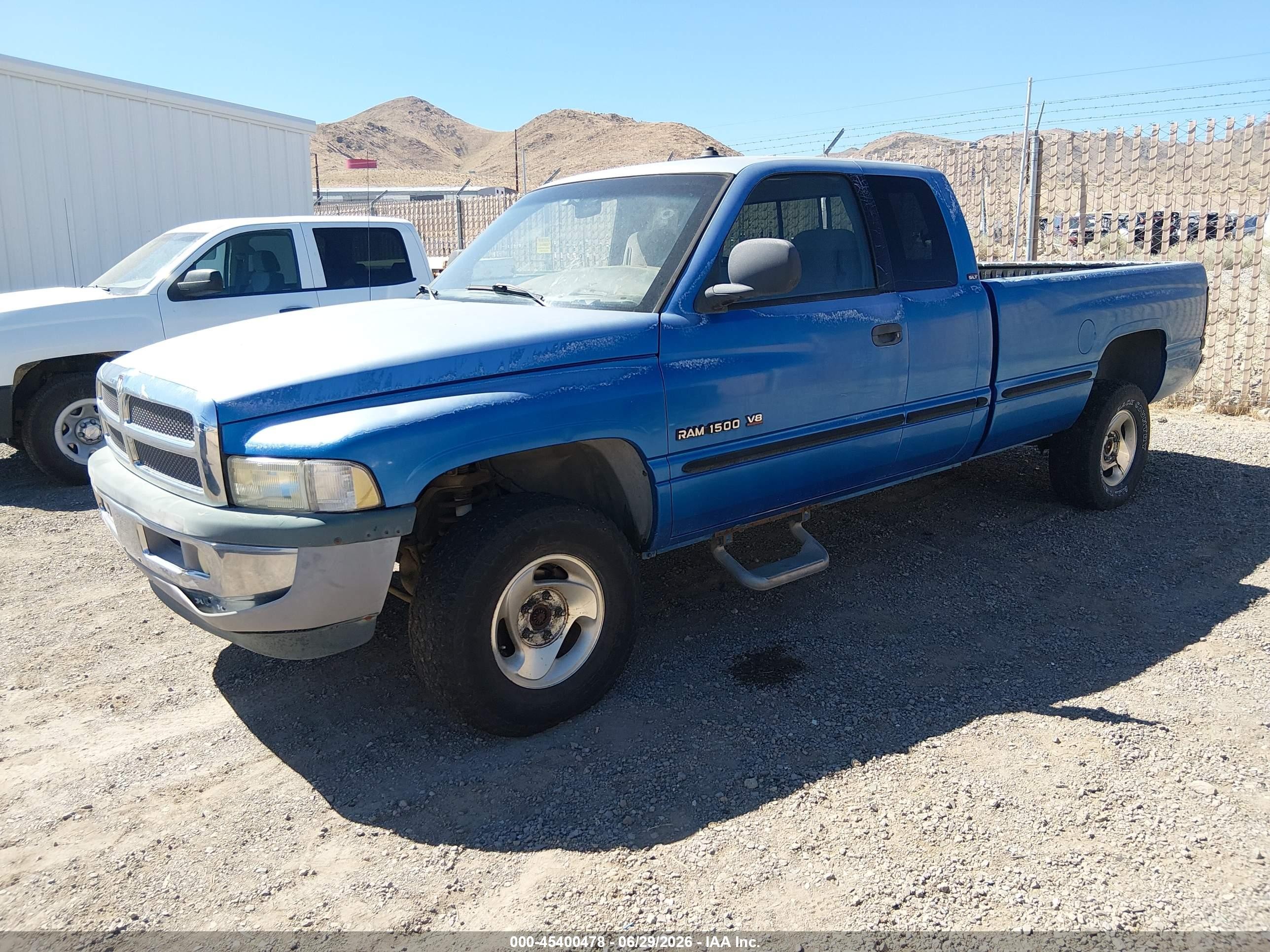 1999 Dodge Ram 1500 St Blue vin: 3B7HF13Z7XG142594