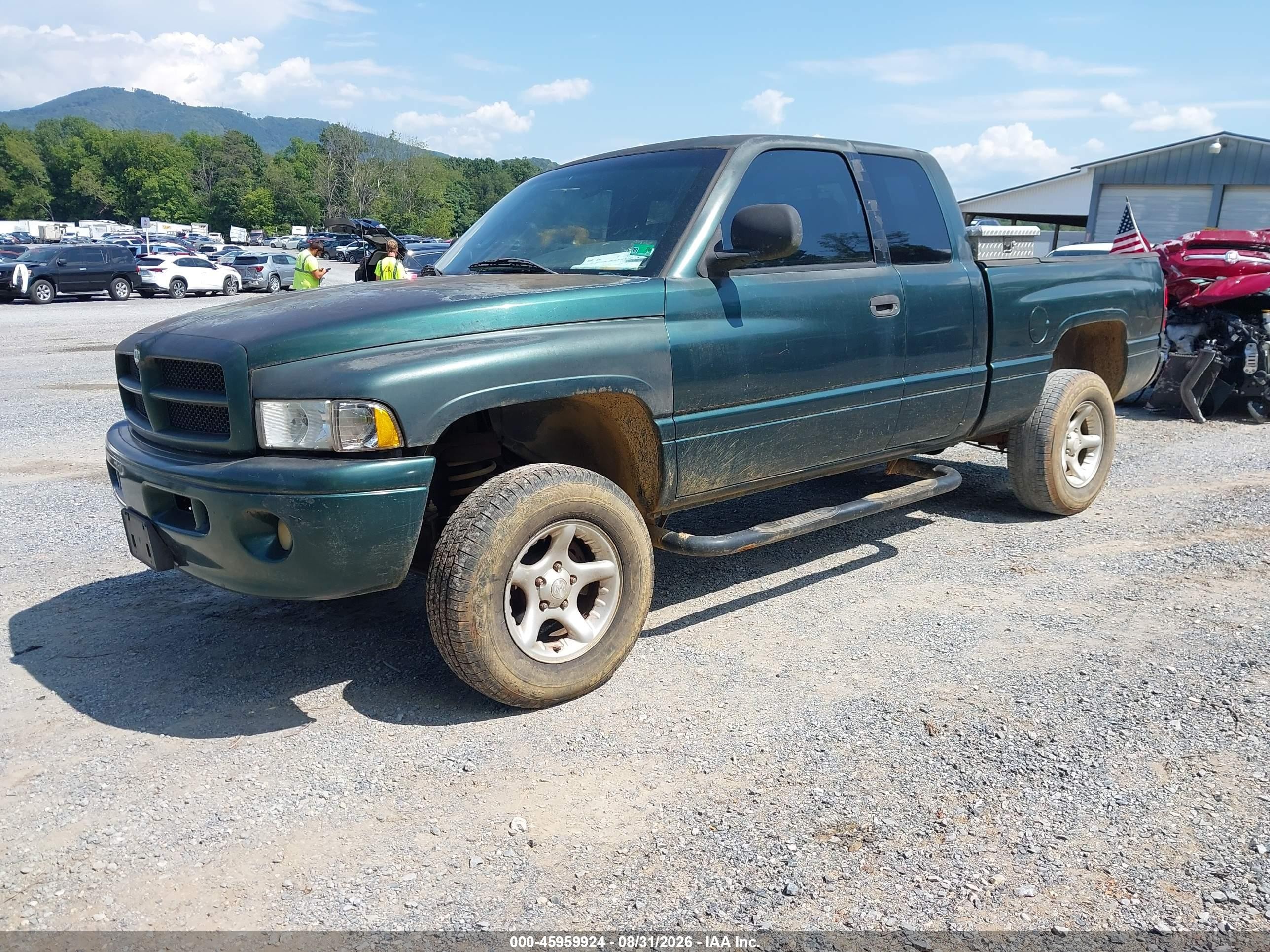 2000 Dodge Ram 1500 St Green vin: 3B7HF13Z7YM220908