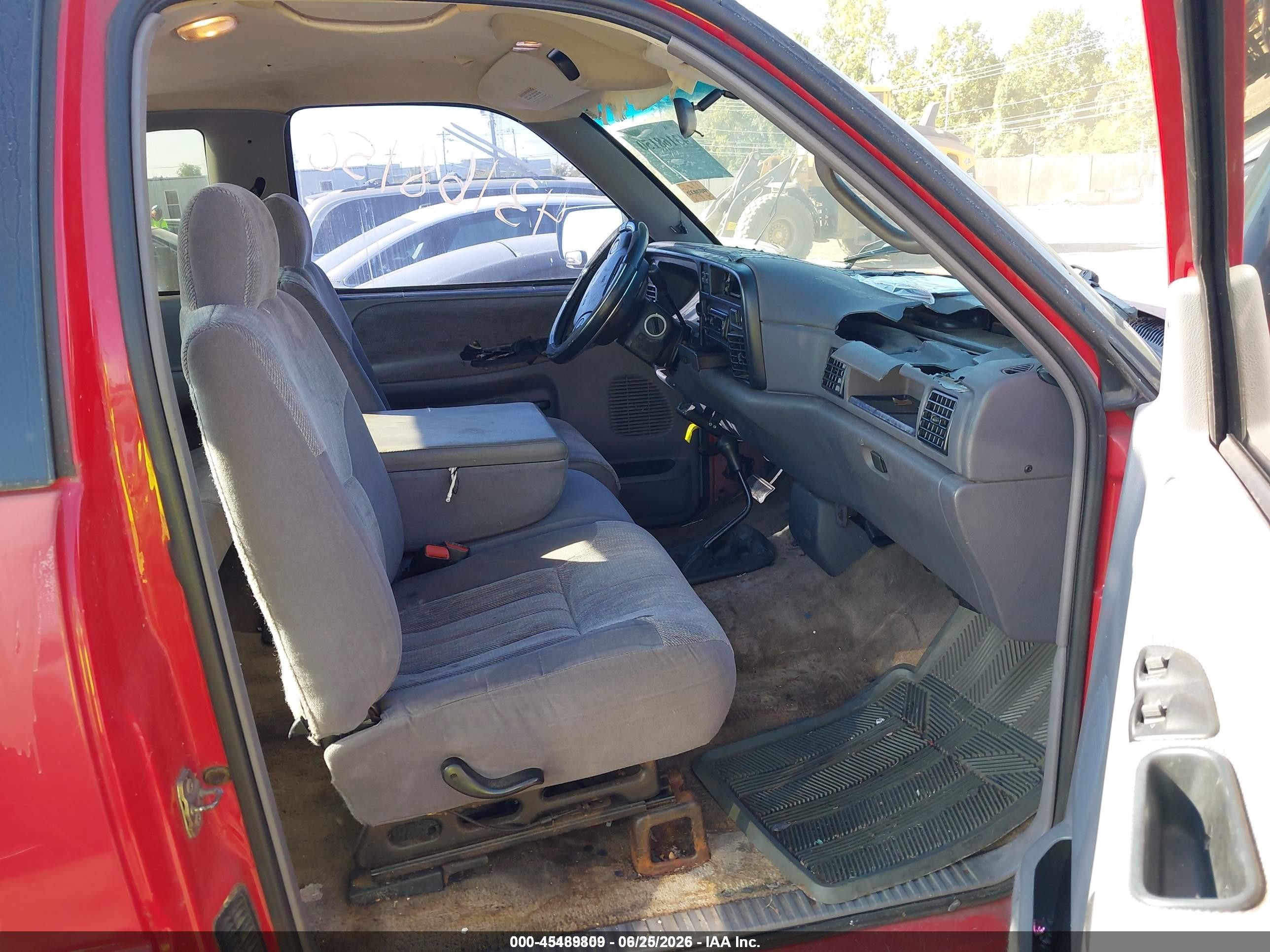 1997 Dodge Ram 1500 St Красный vin: 3B7HF13Z8VG817124