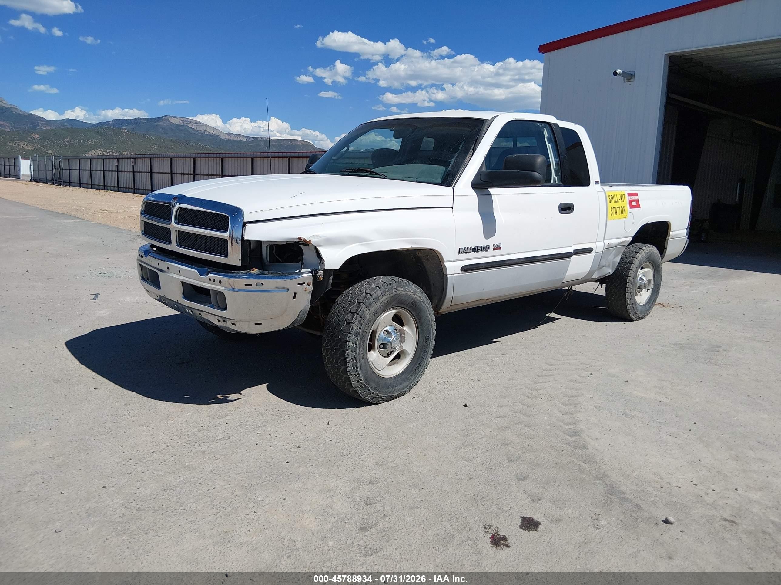 1998 Dodge Ram 1500 St White vin: 3B7HF13Z8WG234439