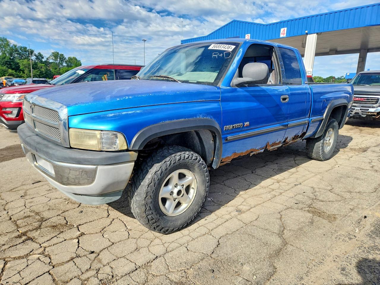1999 Dodge Ram 1500 Blue vin: 3B7HF13Z8XG200776