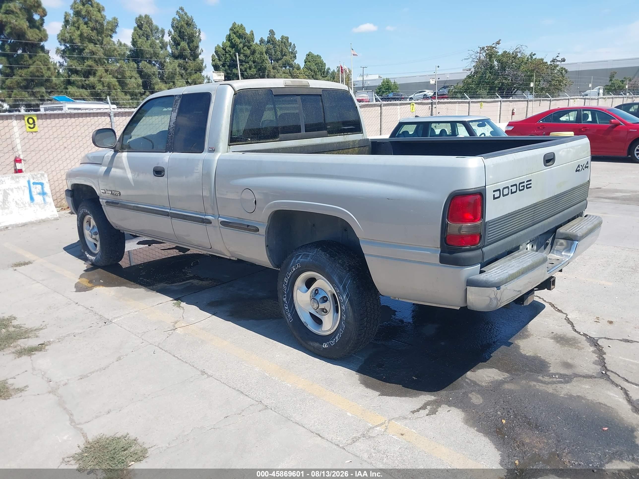 1999 Dodge Ram 1500 St Gray vin: 3B7HF13Z8XG203757