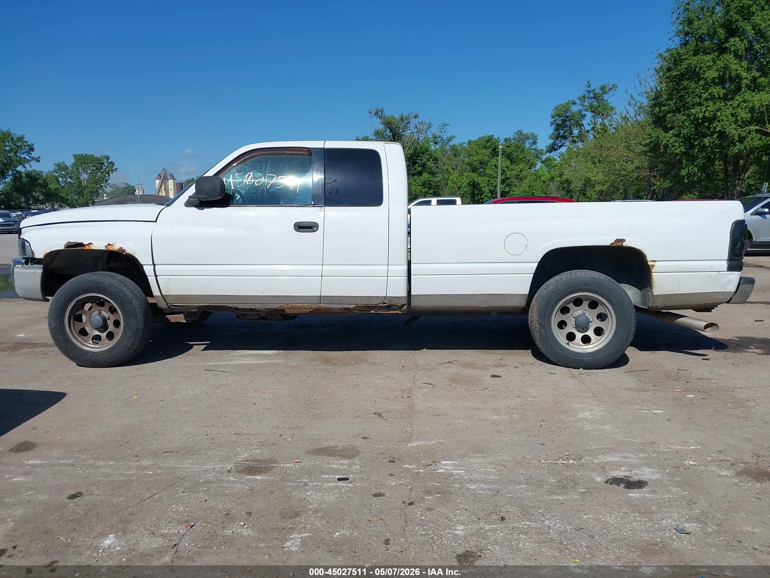 2001 Dodge Ram 1500 St White vin: 3B7HF13Z91G766775