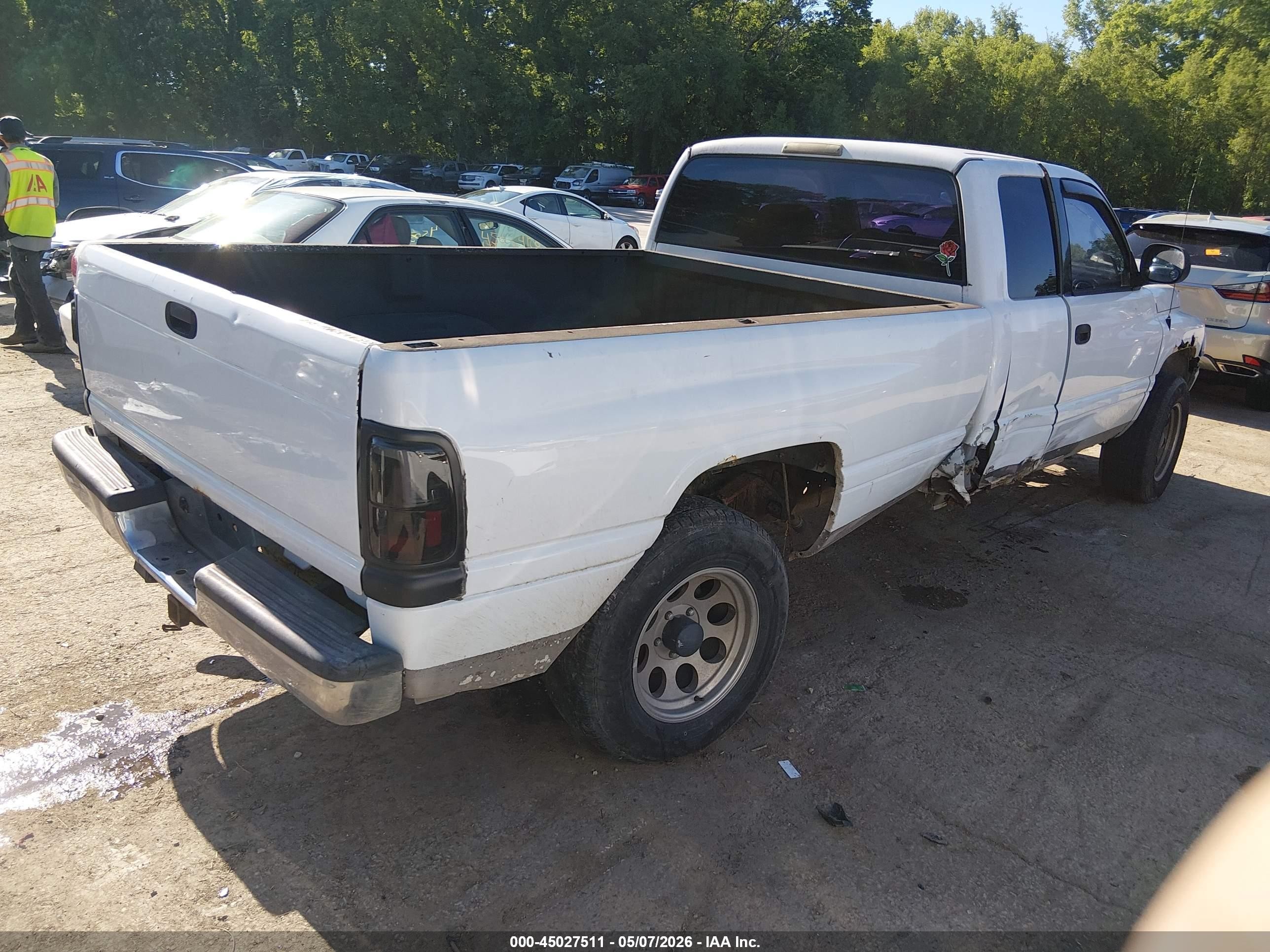 2001 Dodge Ram 1500 St White vin: 3B7HF13Z91G766775