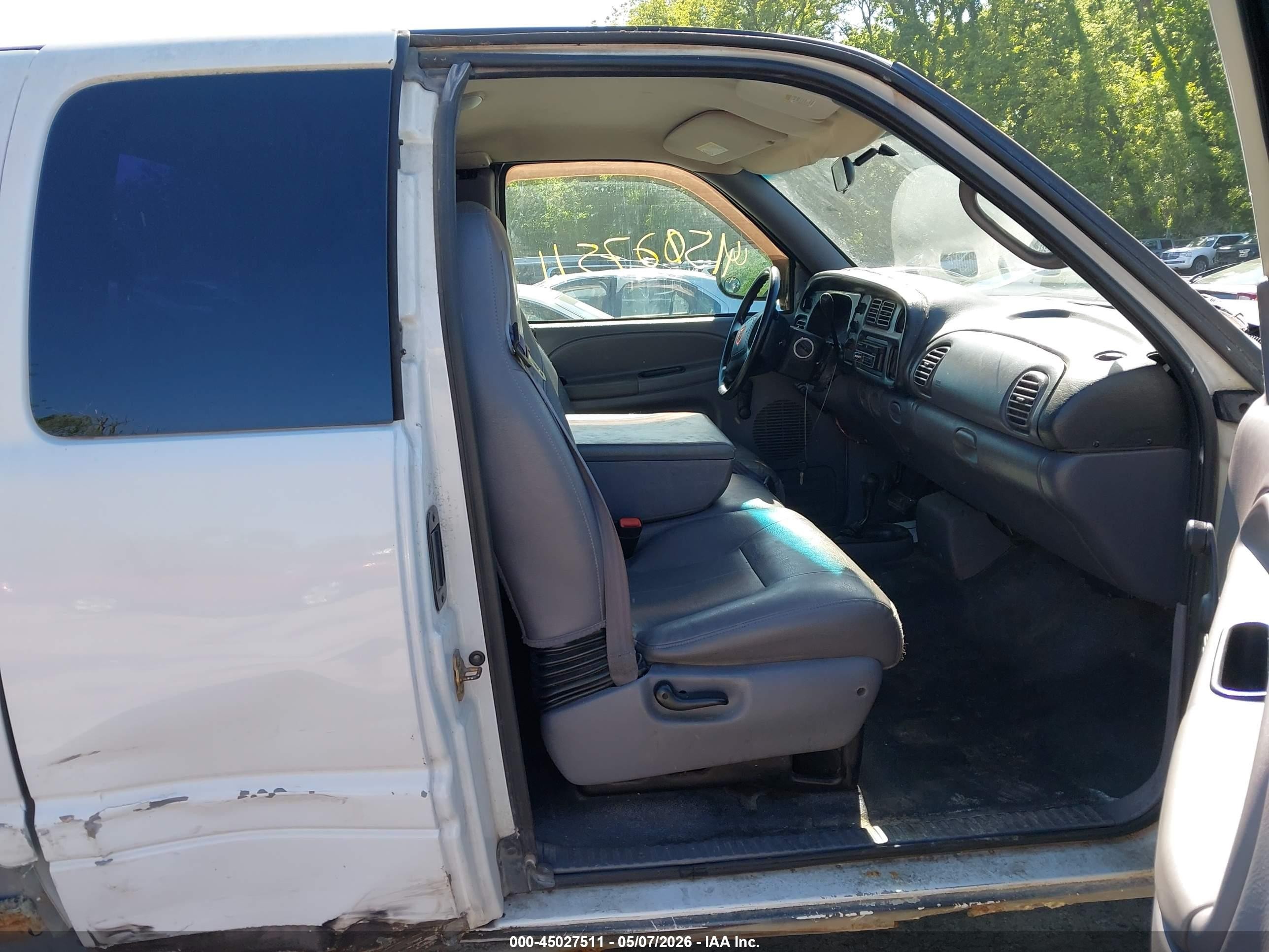 2001 Dodge Ram 1500 St White vin: 3B7HF13Z91G766775