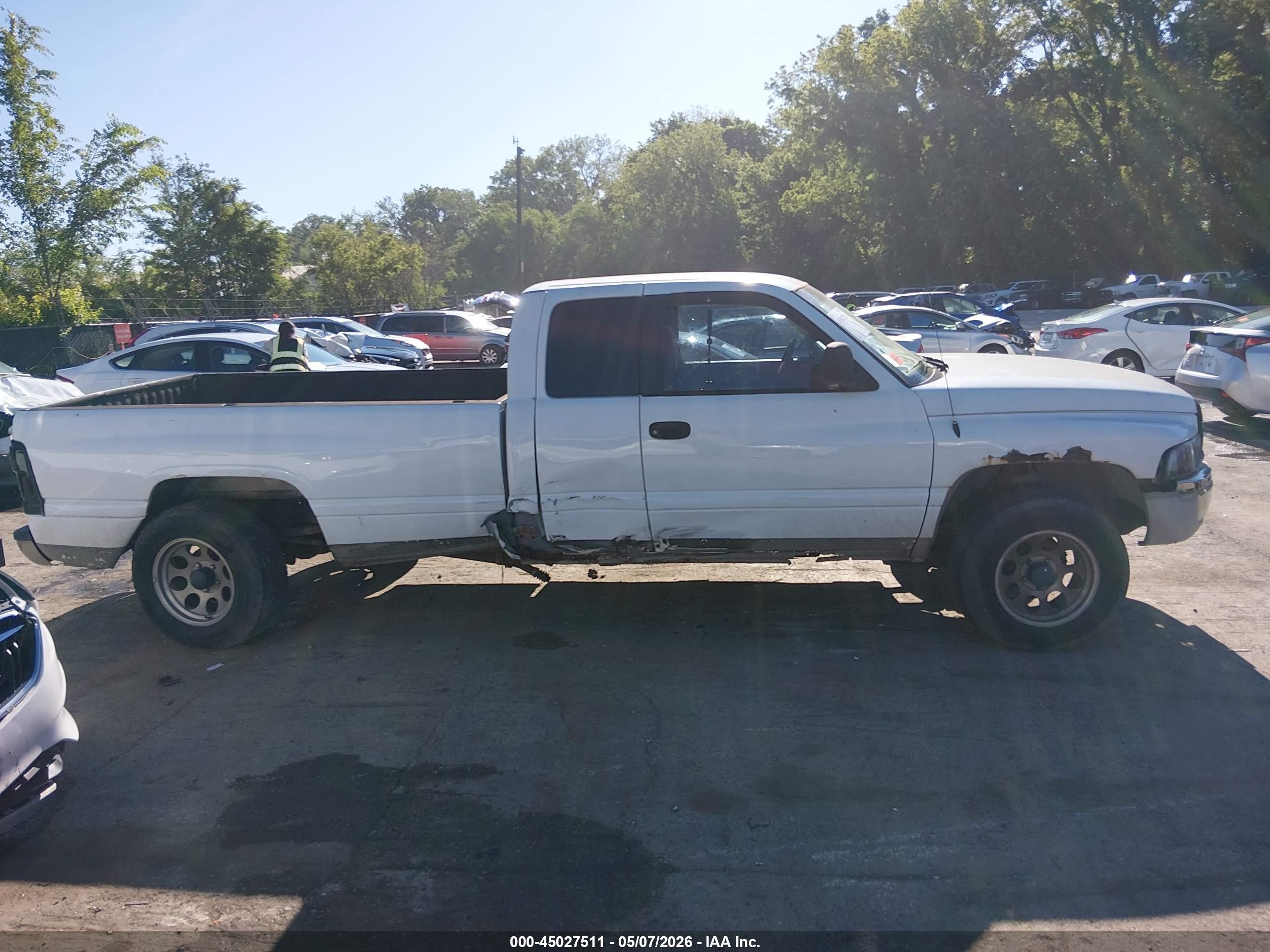 2001 Dodge Ram 1500 St White vin: 3B7HF13Z91G766775