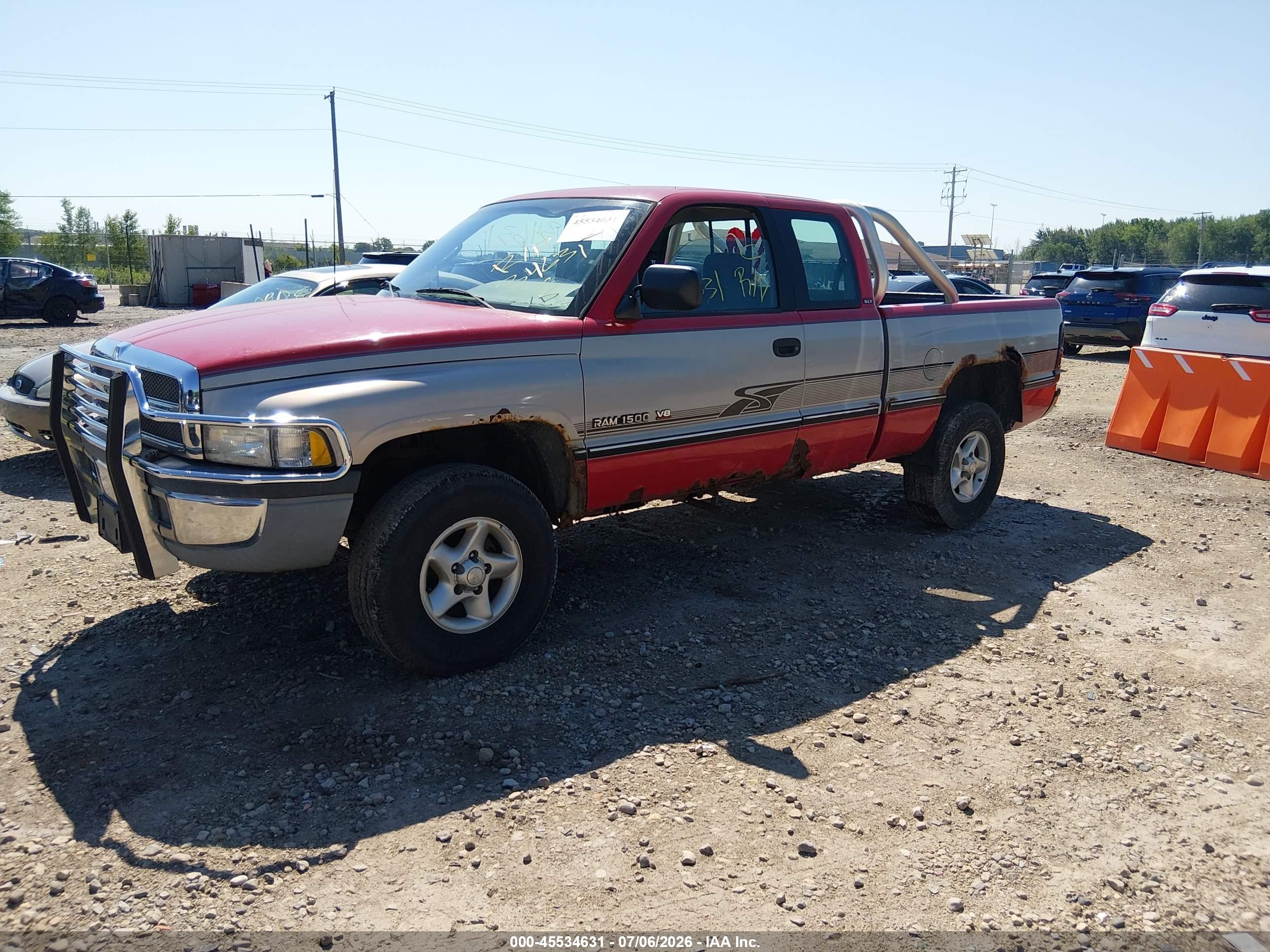 1996 Dodge Ram 1500   Silver vin: 3B7HF13Z9TG159858
