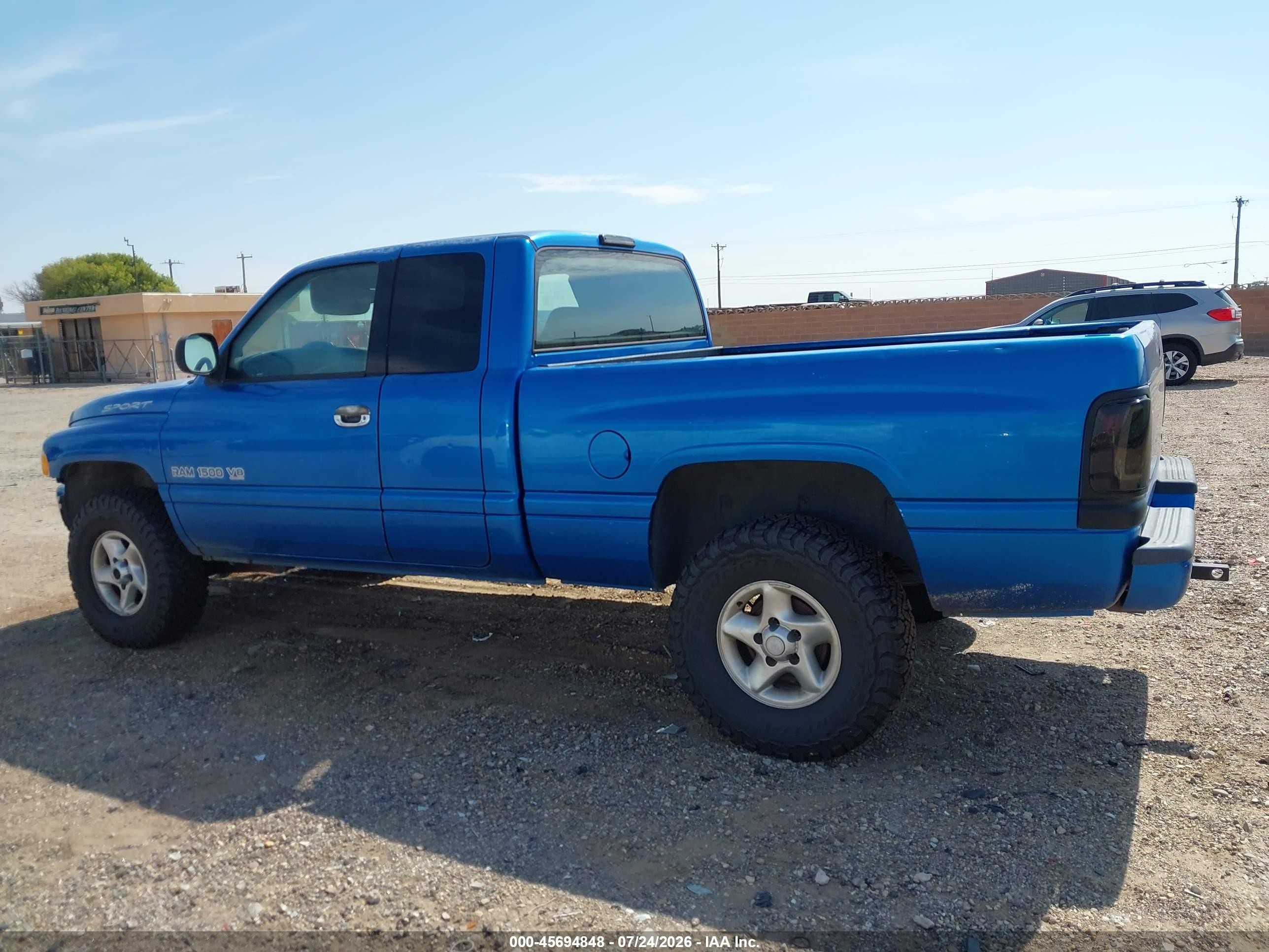 2001 Dodge Ram 1500 St Blue vin: 3B7HF13ZX1G240123