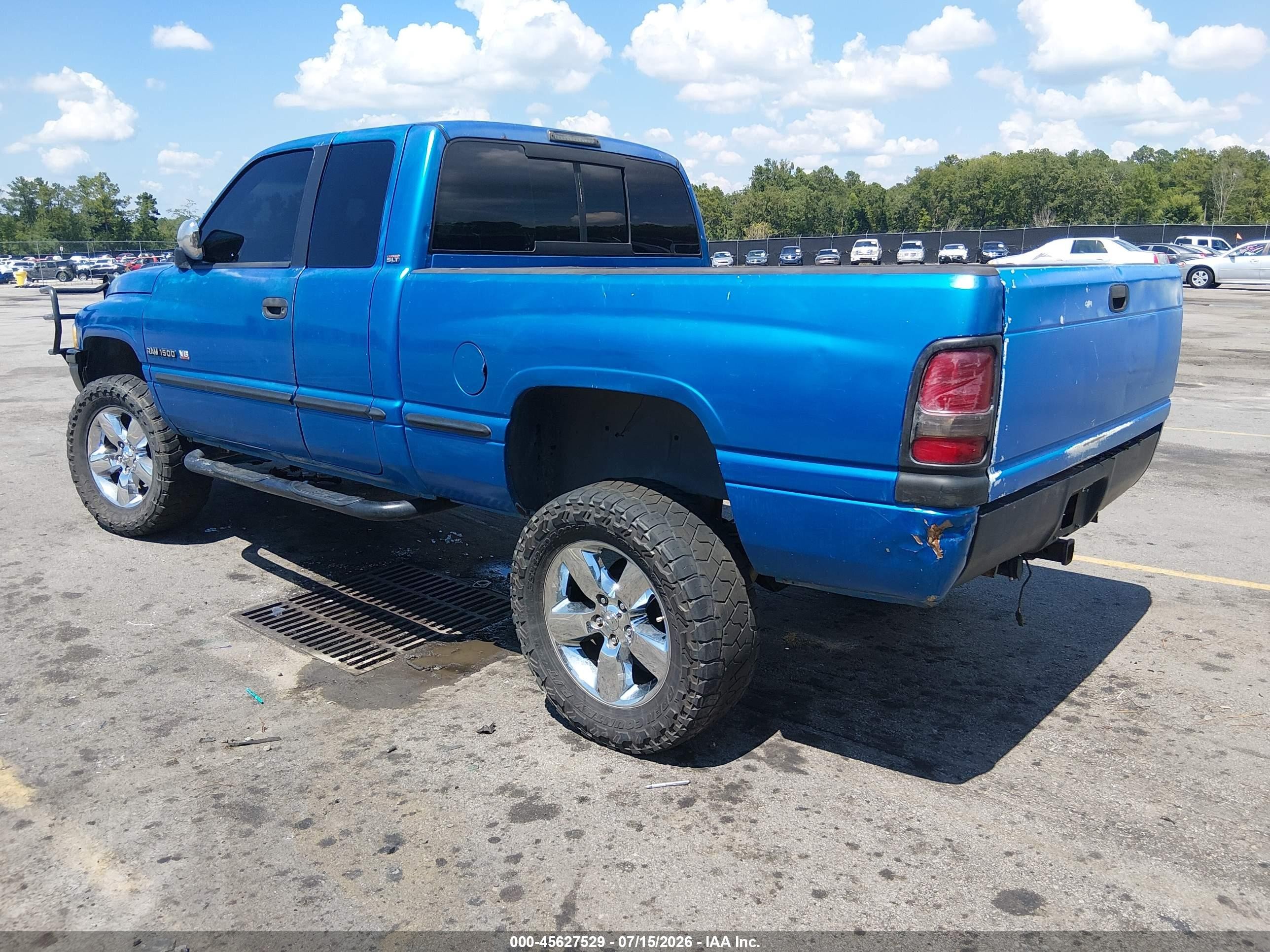 1998 Dodge Ram 1500 St Blue vin: 3B7HF13ZXWG140448