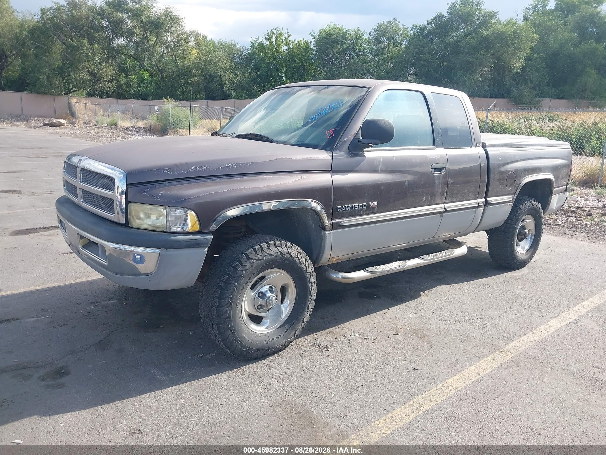 1998 Dodge Ram 1500 St Коричневый vin: 3B7HF13ZXWG200633