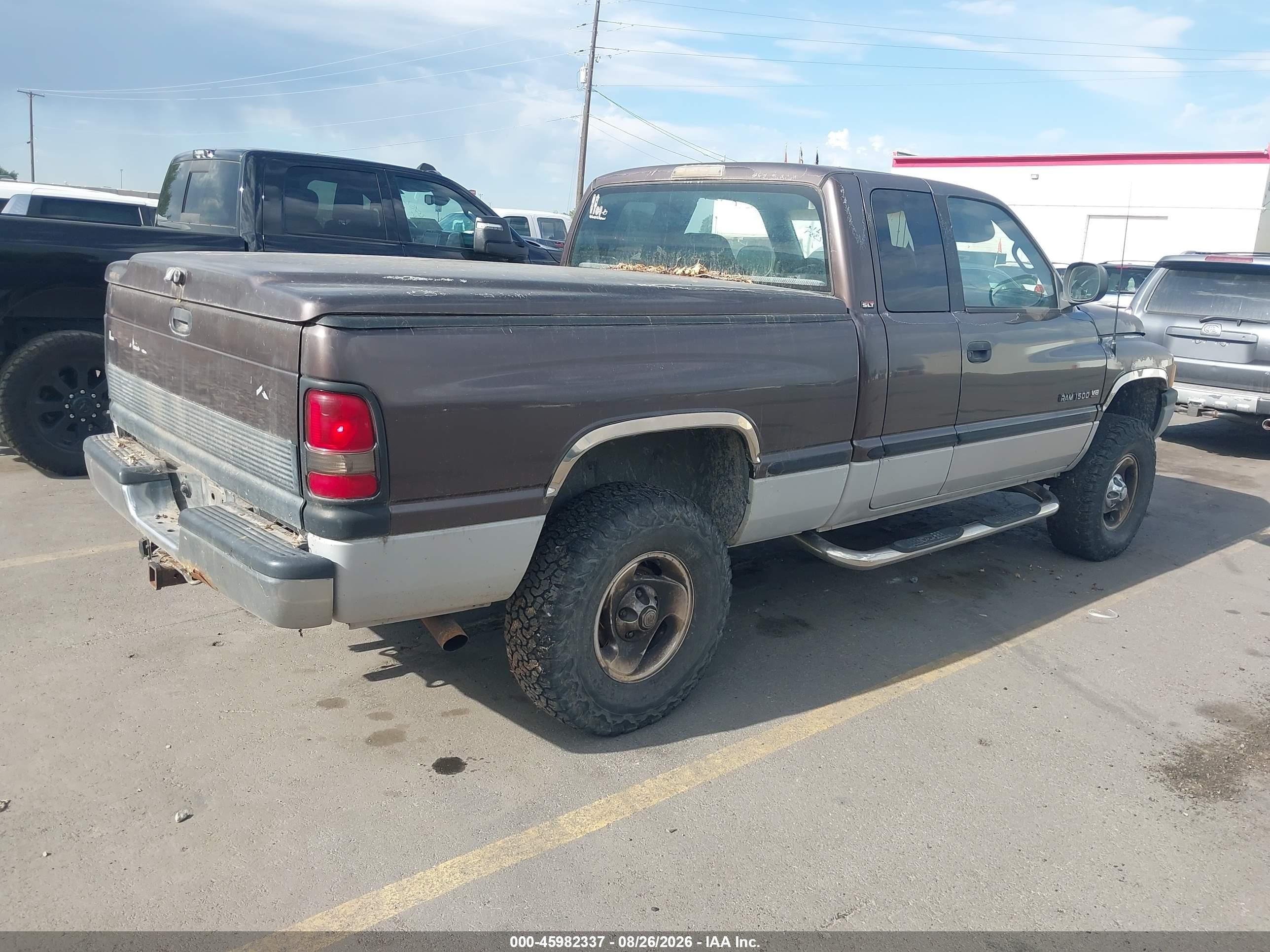 1998 Dodge Ram 1500 St Коричневый vin: 3B7HF13ZXWG200633
