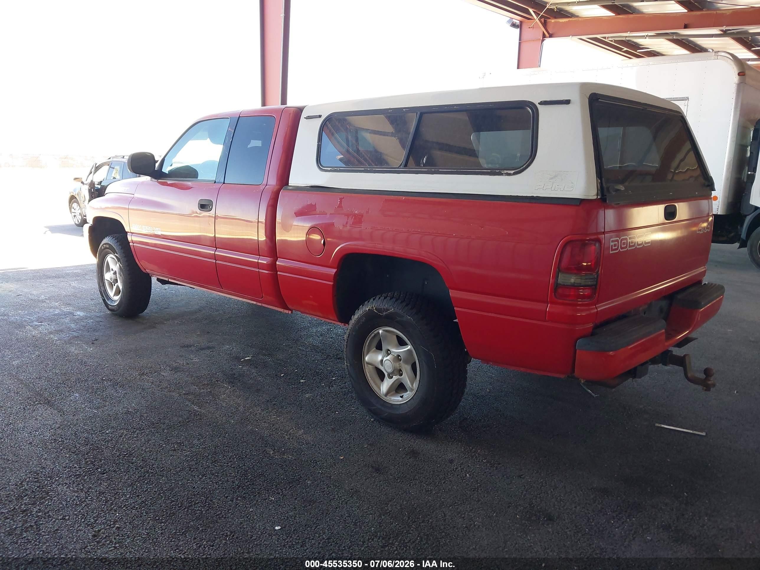 2000 Dodge Ram 1500 St Red vin: 3B7HF13ZXYG106142