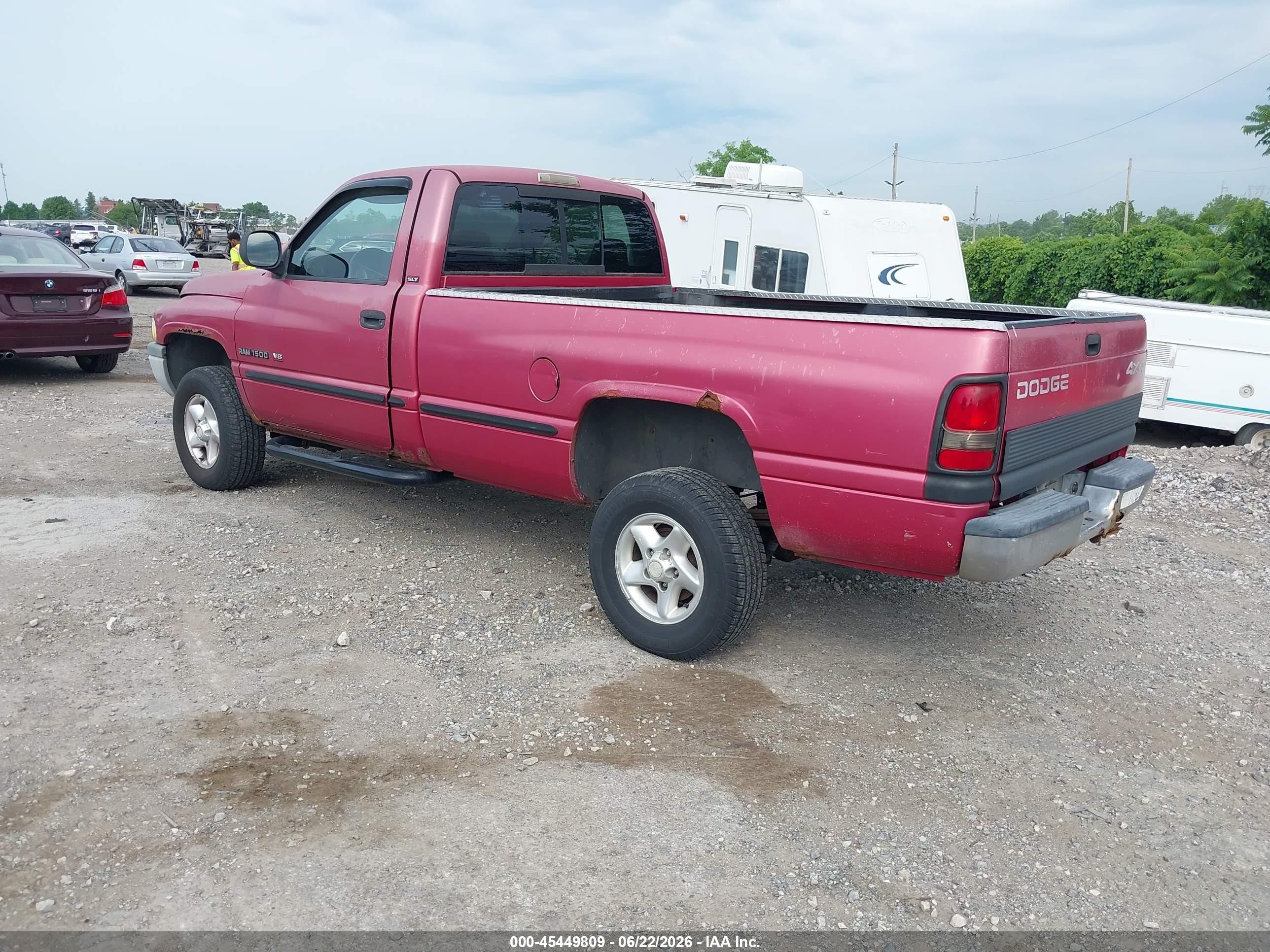 1999 Dodge Ram 1500 St Красный vin: 3B7HF16Y1XM567457