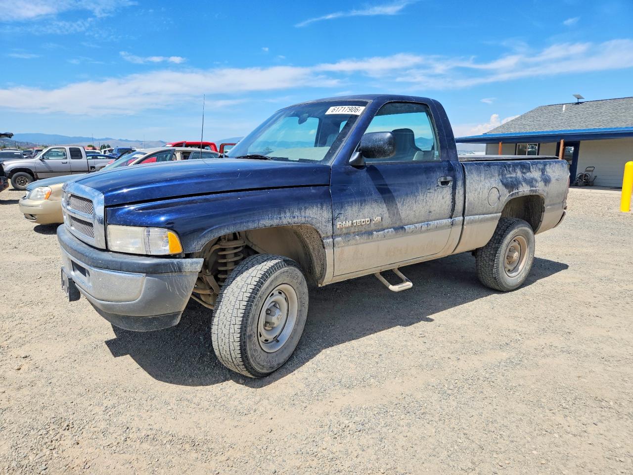 1994 Dodge Ram 1500 Blue vin: 3B7HF16Y8RM516623
