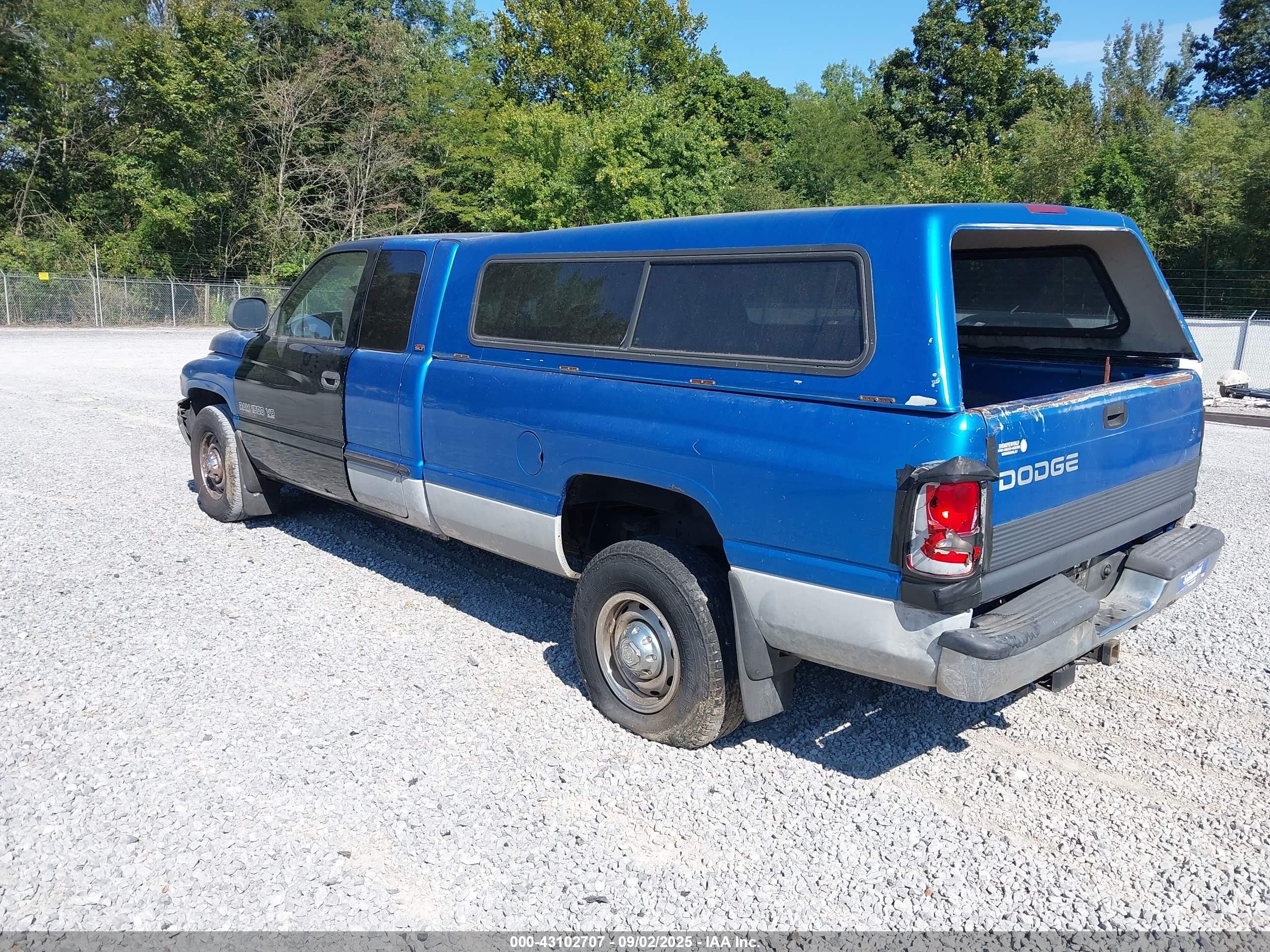 2000 Dodge Ram 2500 St Blue vin: 3B7KC2362YG109823