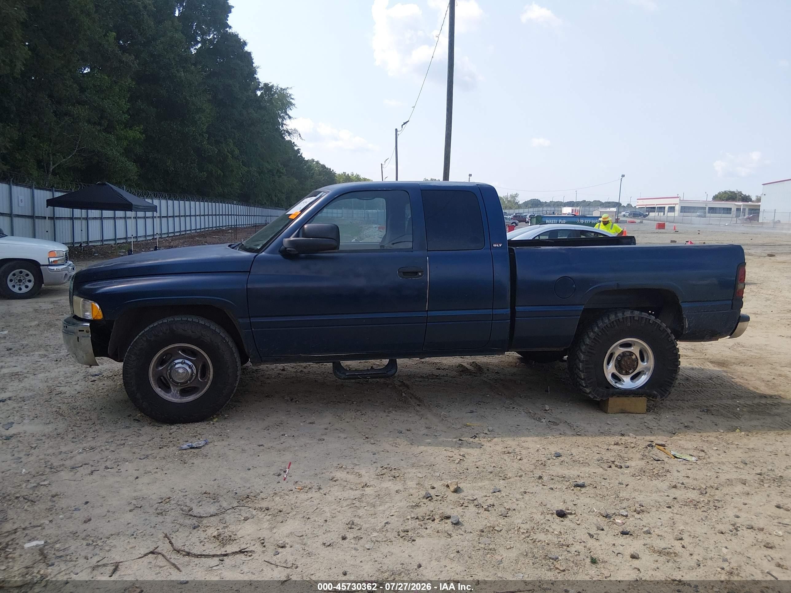 2001 Dodge Ram 2500 St Blue vin: 3B7KC23671G237917