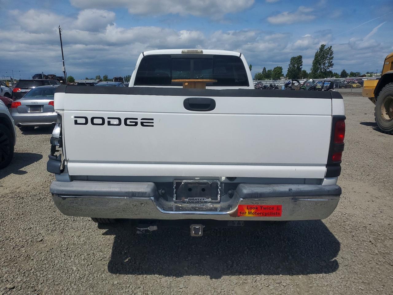 2001 Dodge Ram 2500 White vin: 3B7KC23671G813201