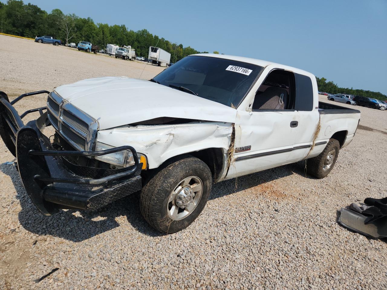 1999 Dodge Ram 2500 White vin: 3B7KC236XXG236057