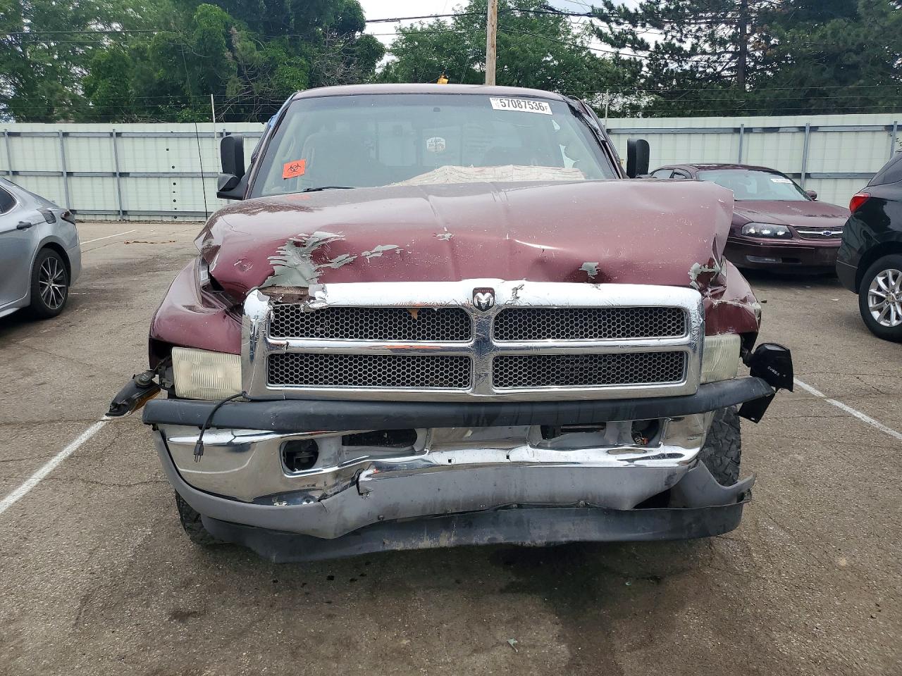 2001 Dodge Ram 2500 Maroon vin: 3B7KC23711G754204