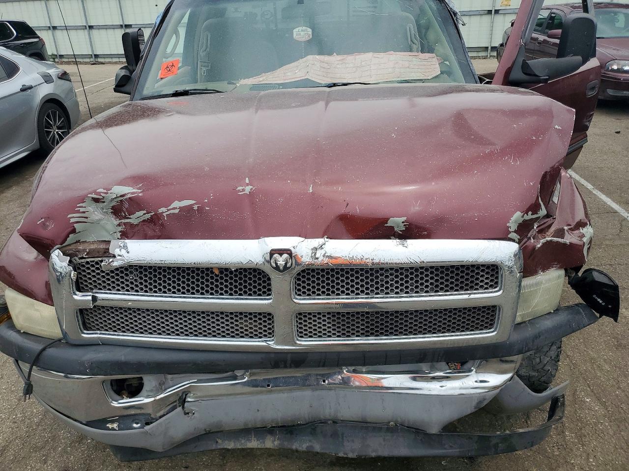 2001 Dodge Ram 2500 Maroon vin: 3B7KC23711G754204