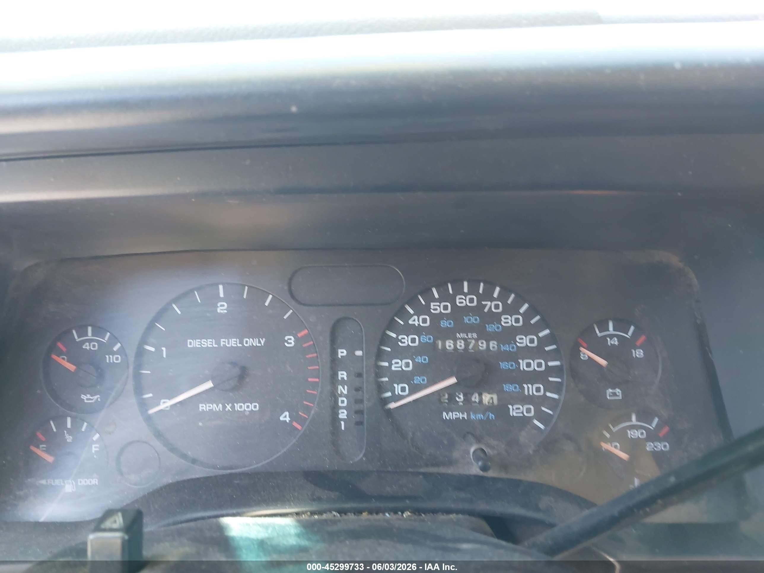 1996 Dodge Ram 2500   Зеленый vin: 3B7KC23CXTM173091