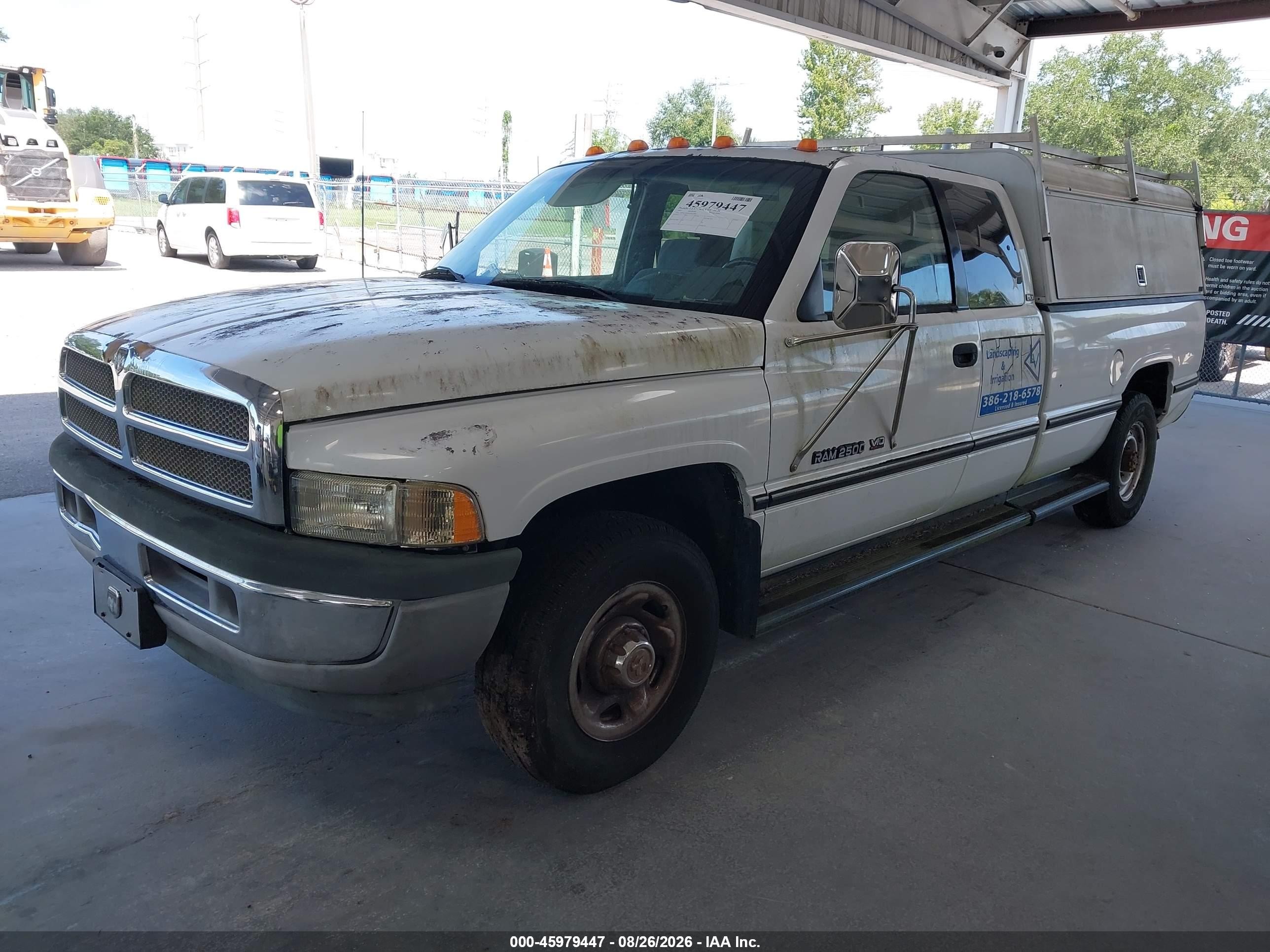 1997 Dodge Ram 2500 St White vin: 3B7KC23W6VM512068
