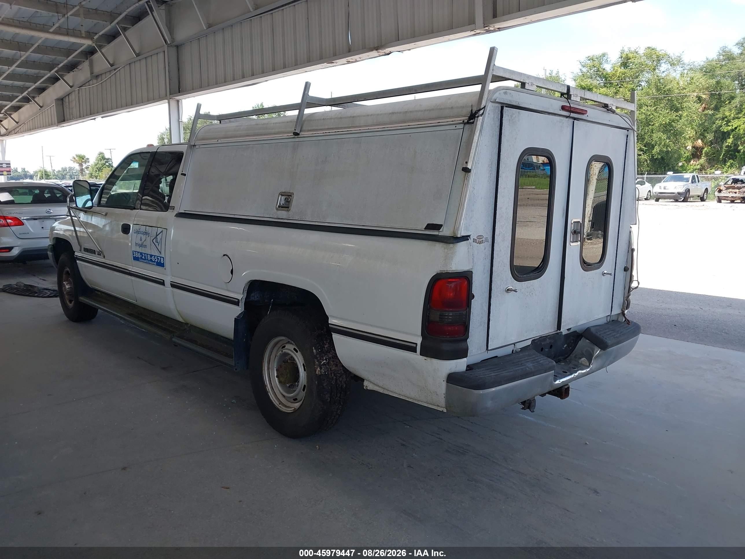 1997 Dodge Ram 2500 St White vin: 3B7KC23W6VM512068