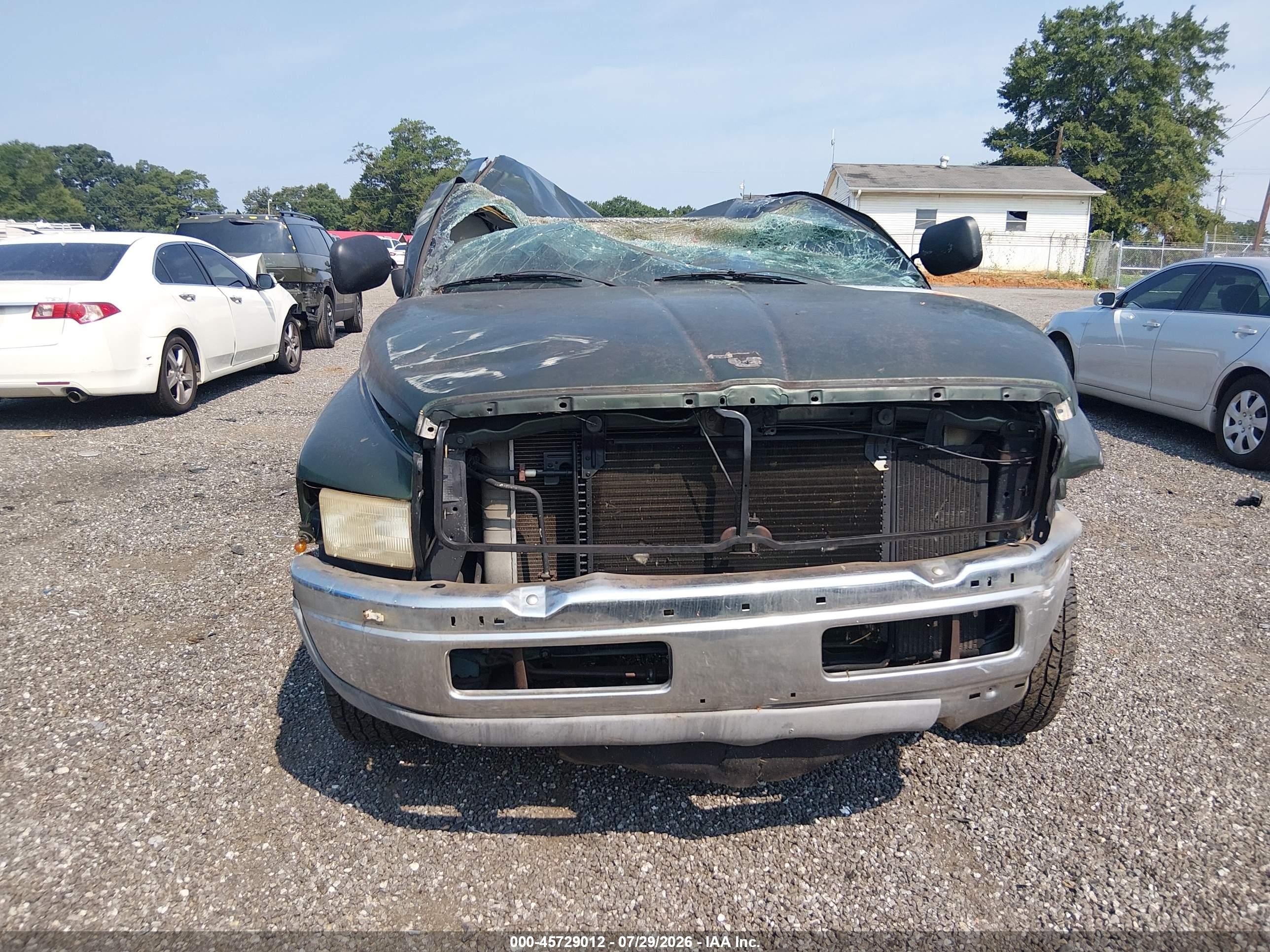 1996 Dodge Ram 2500   Green vin: 3B7KC23W8TM160706